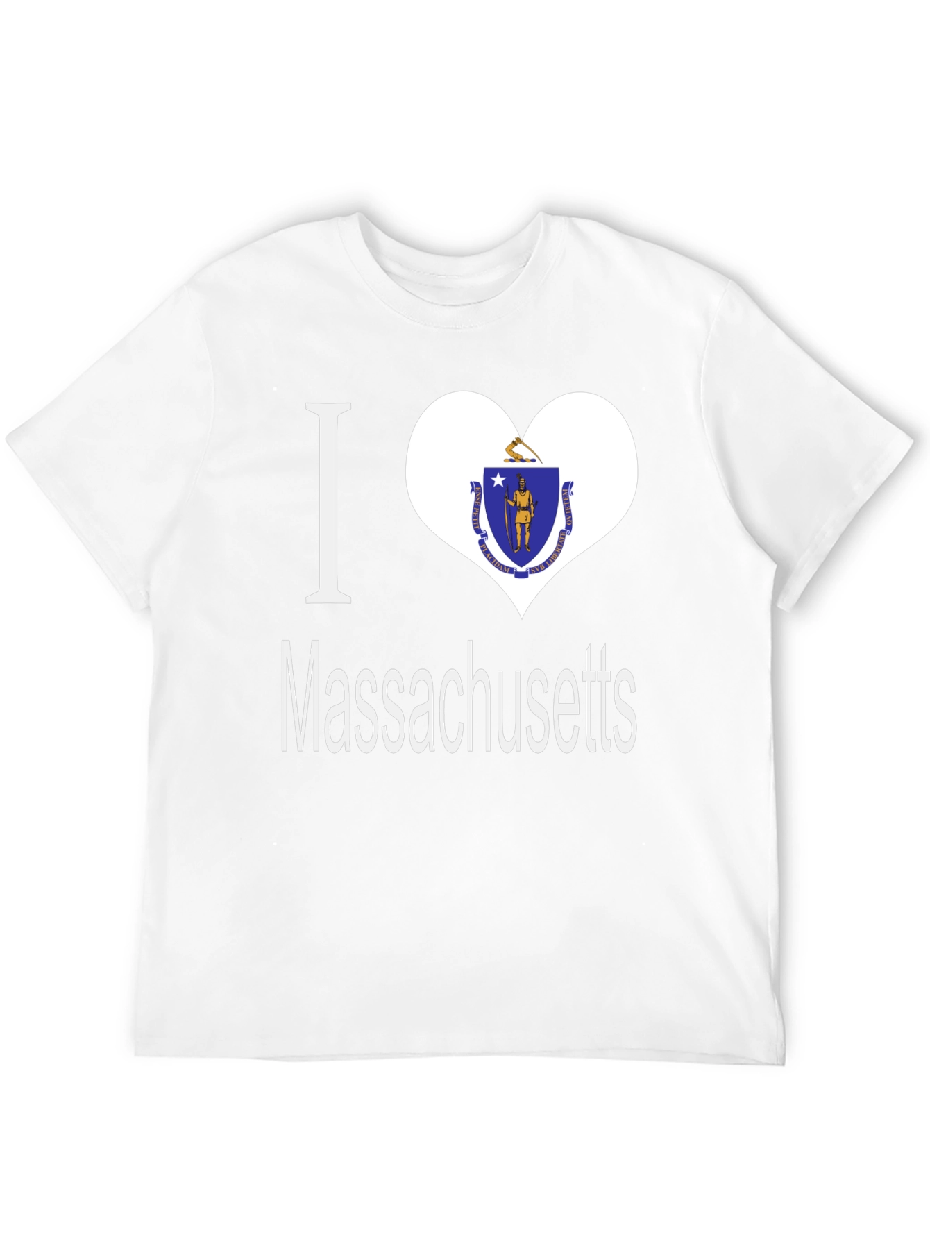 I Heart Massachusetts T-Shirt - State Pride Tee
