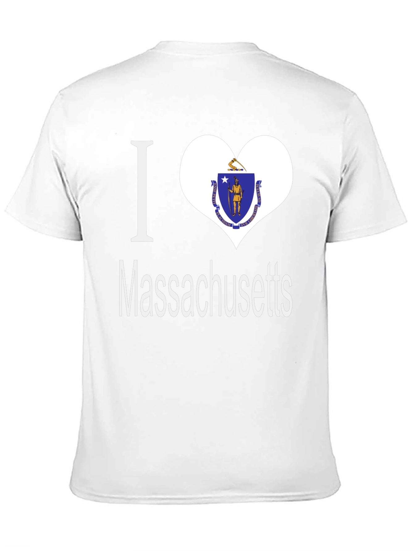 I Heart Massachusetts T-Shirt - State Pride Tee