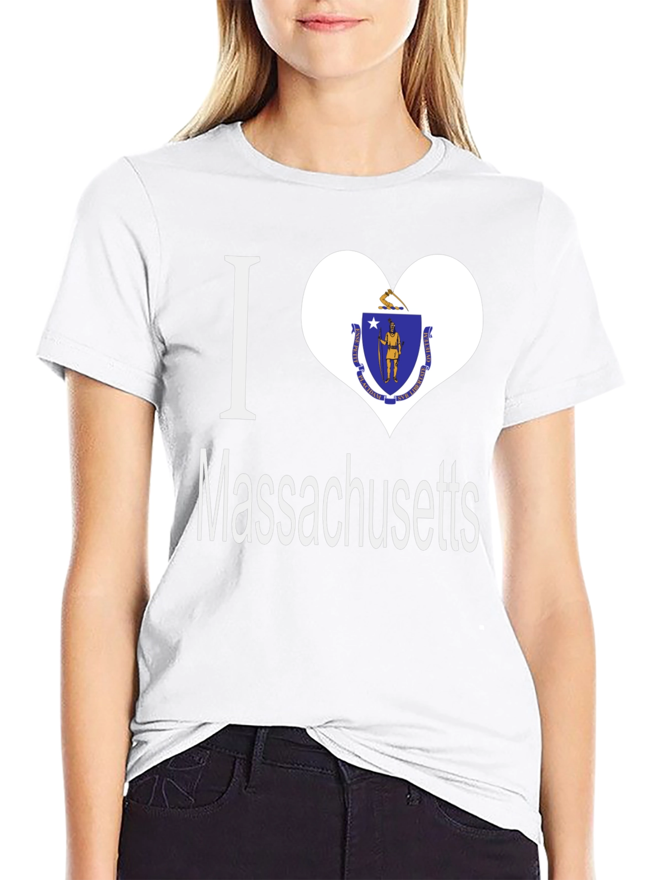 I Heart Massachusetts T-Shirt - State Pride Tee