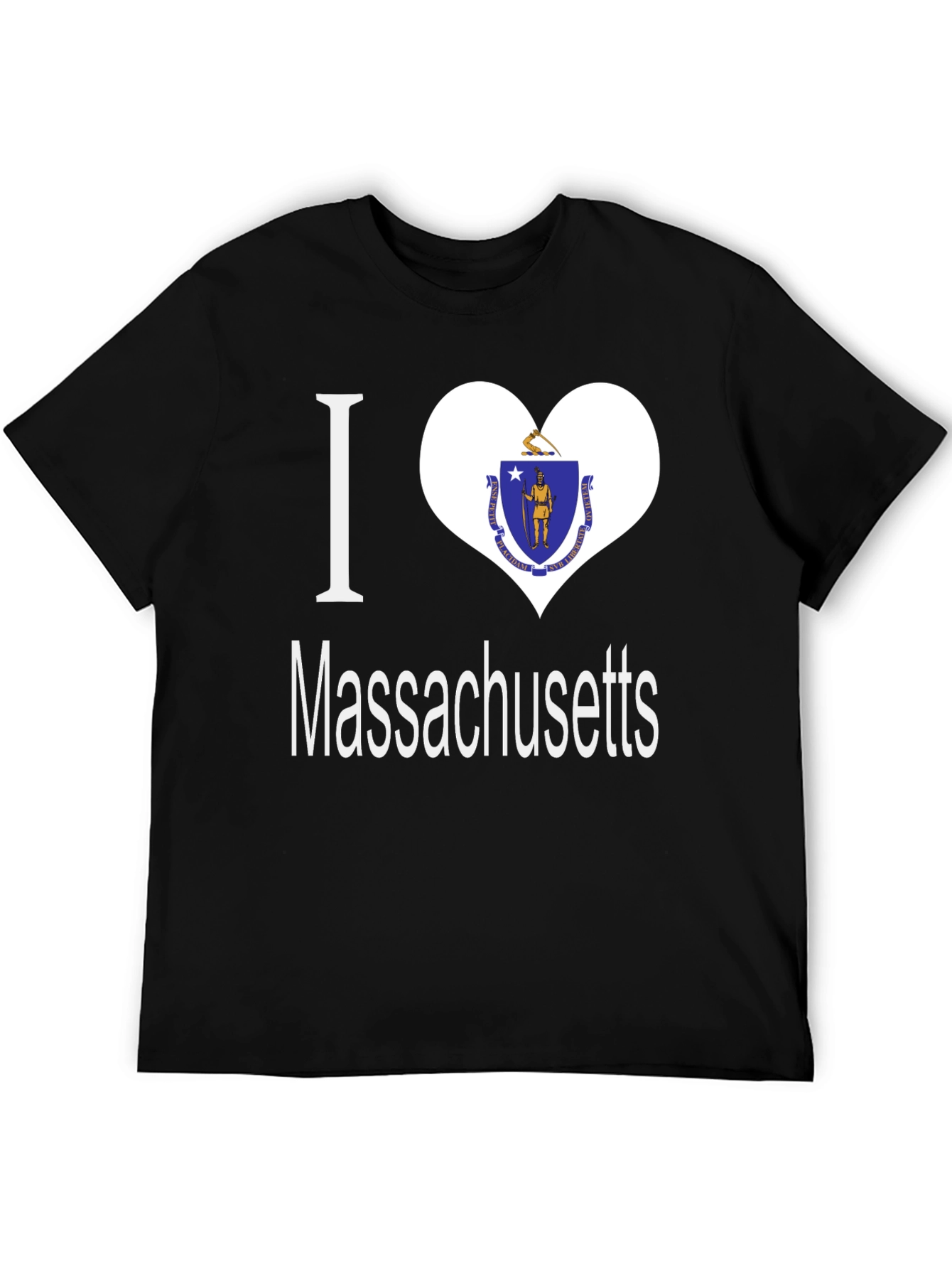 I Heart Massachusetts T-Shirt - State Pride Tee