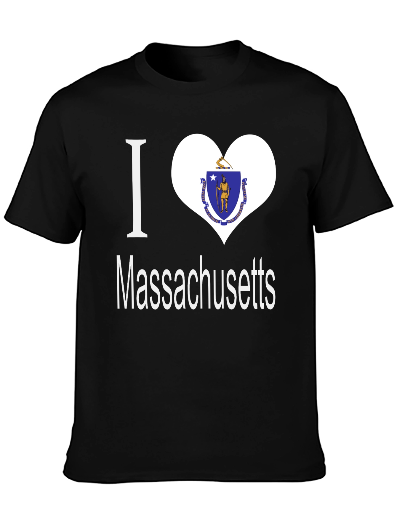 I Heart Massachusetts T-Shirt - State Pride Tee