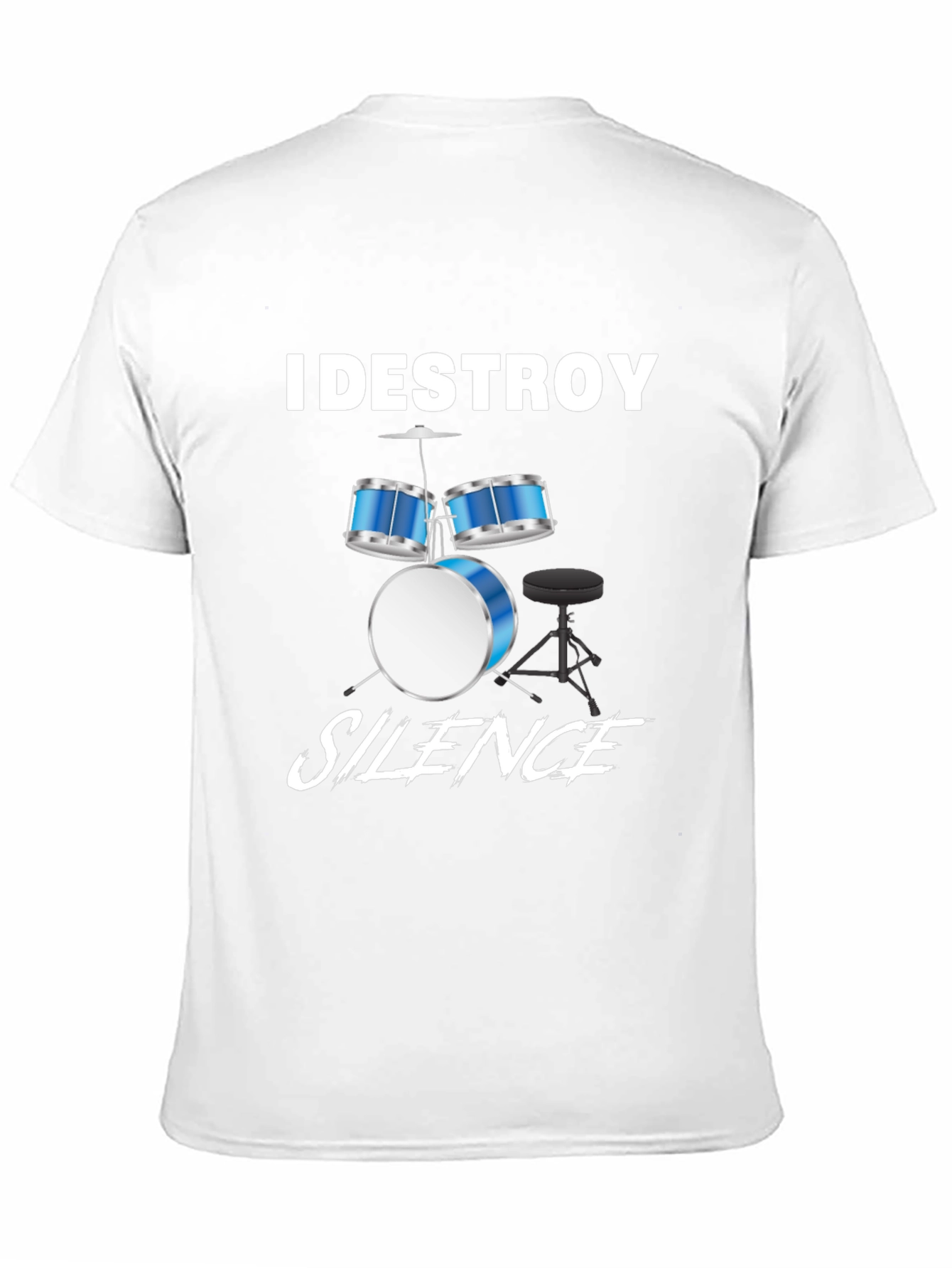 I Destroy Silence Drummer T-Shirt