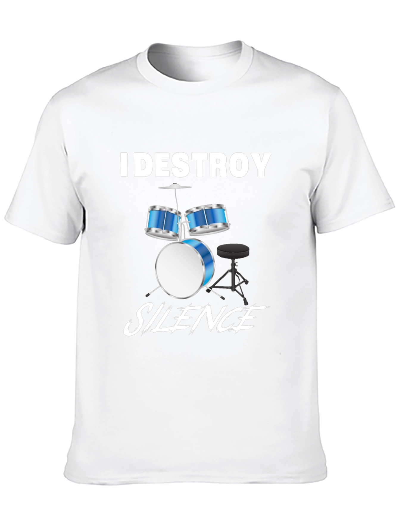 I Destroy Silence Drummer T-Shirt