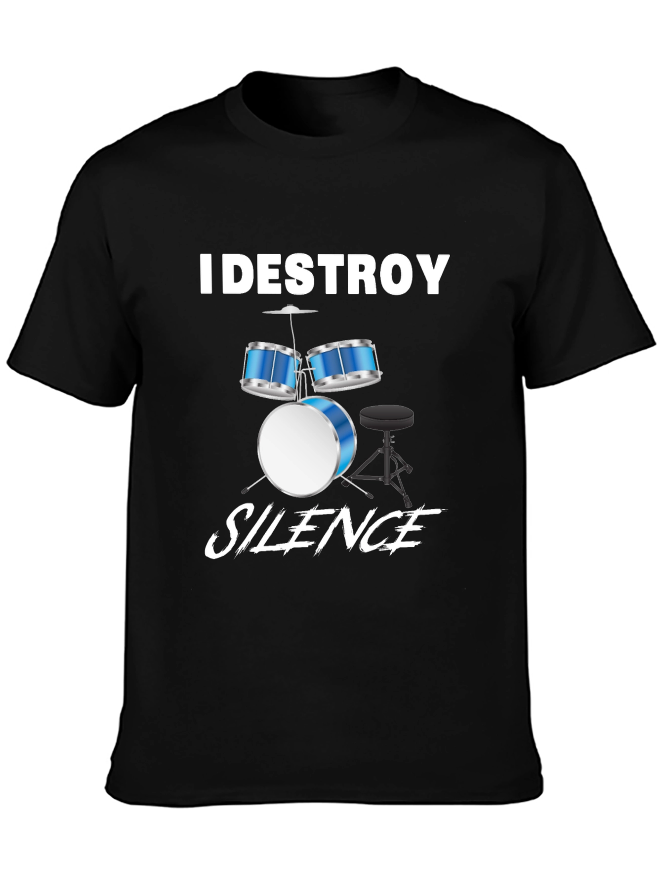 I Destroy Silence Drummer T-Shirt