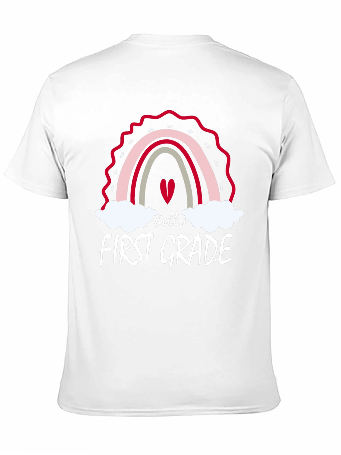 Hello First Grade Teacher Rainbow T-Shirt