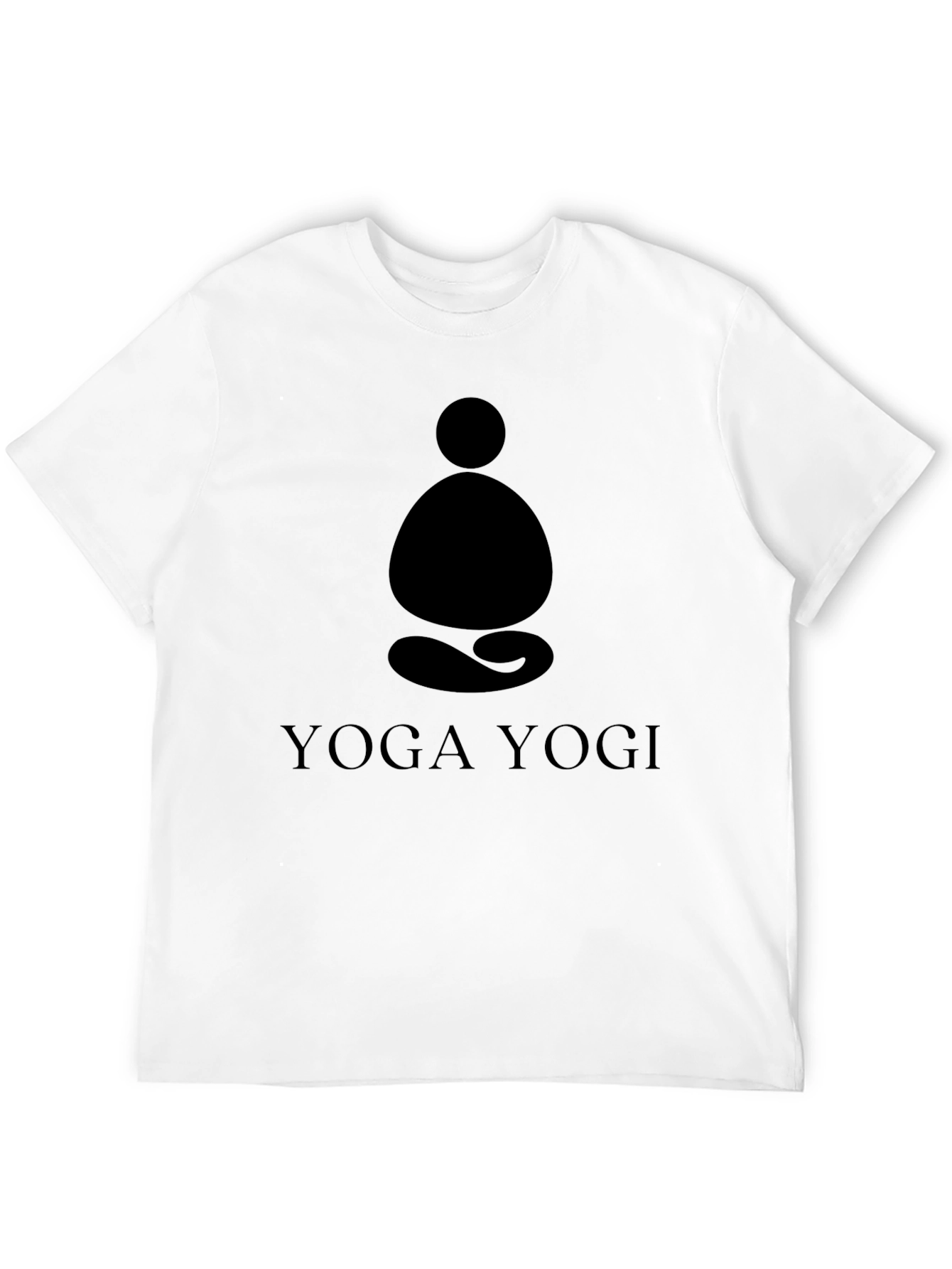 Yoga Yogi Graphic Tee - Meditating Figure Design