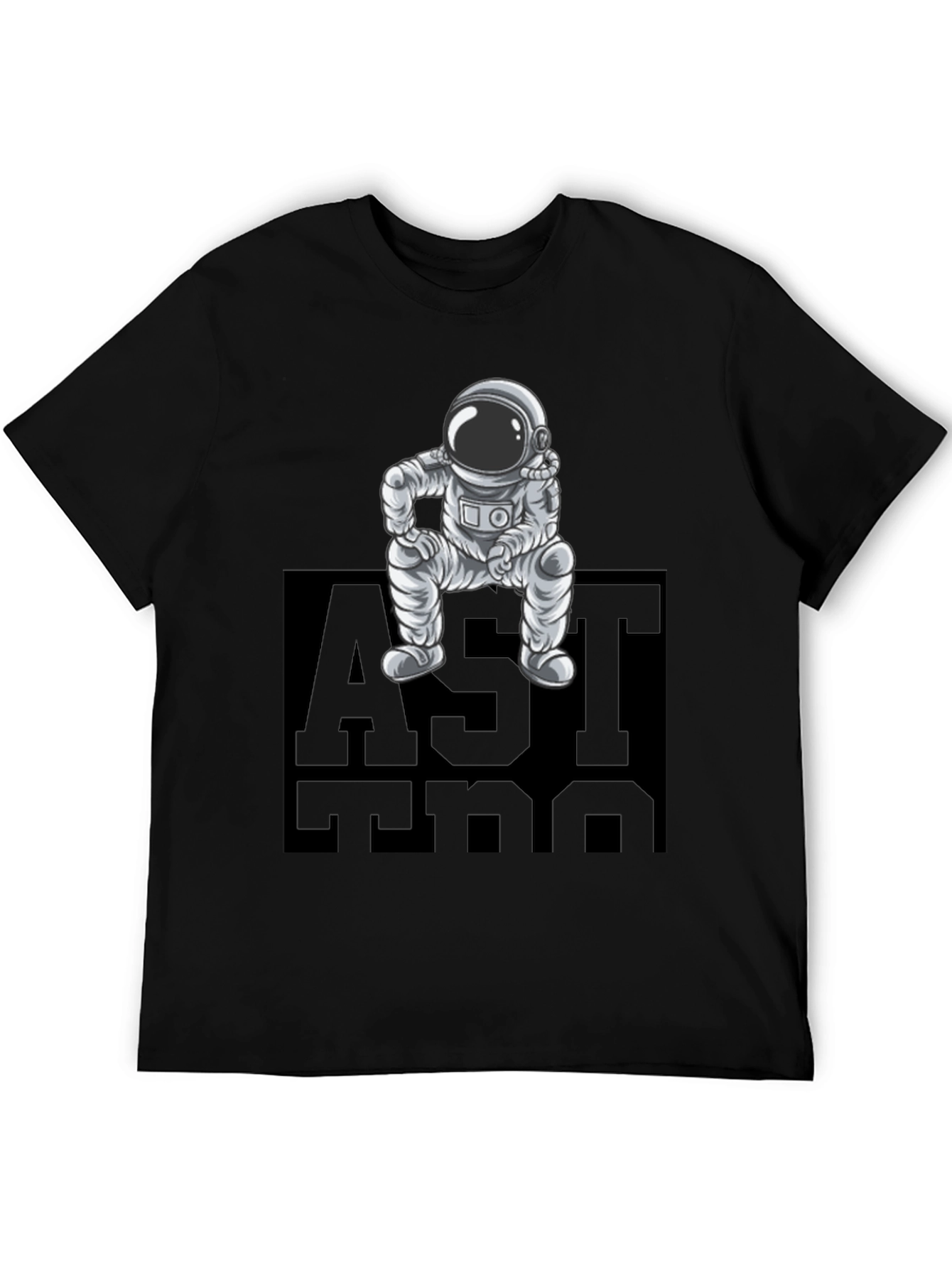 Astronaut Graphic Tee - Cool Space Design