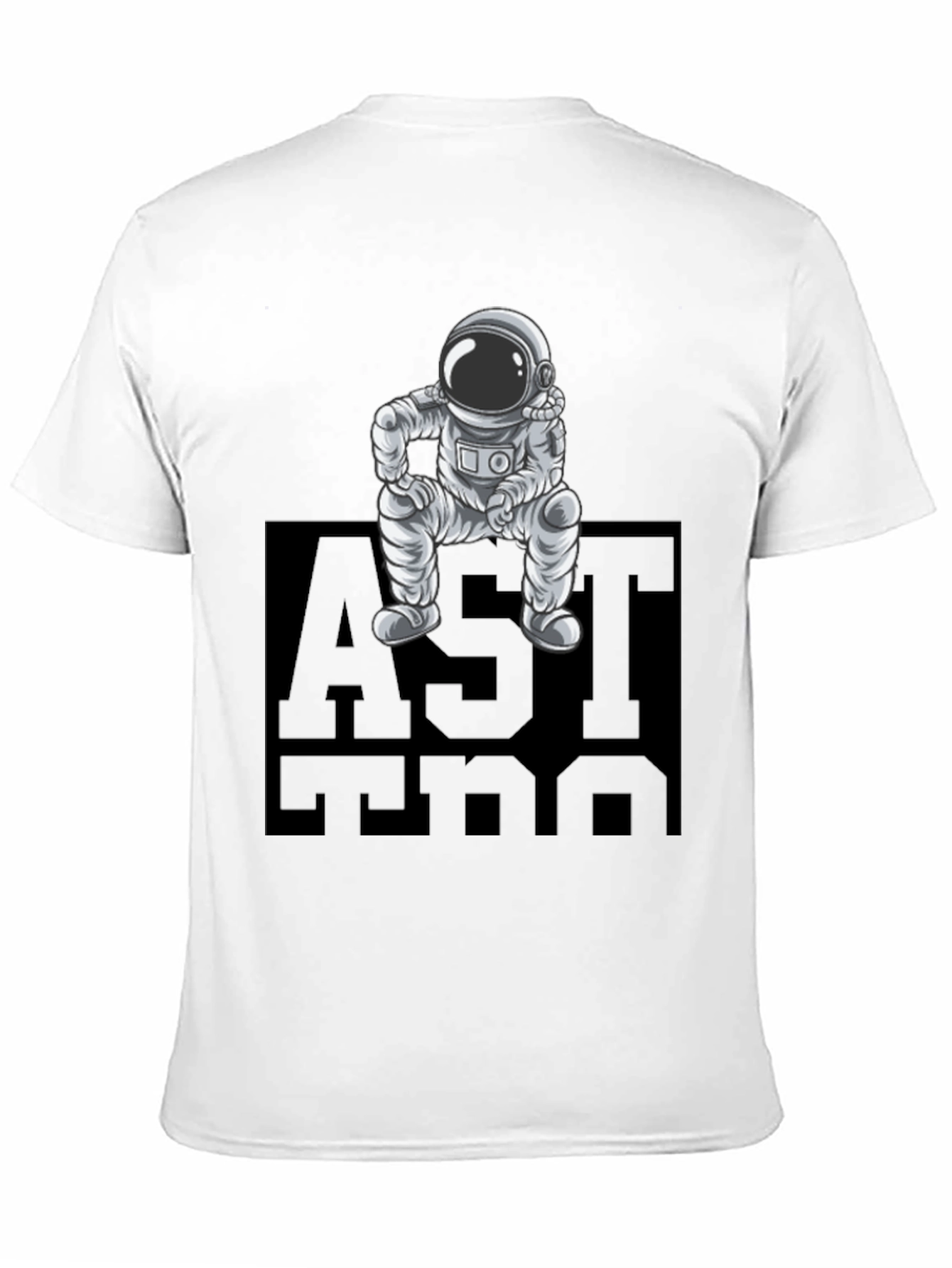 Astronaut Graphic Tee - Cool Space Design