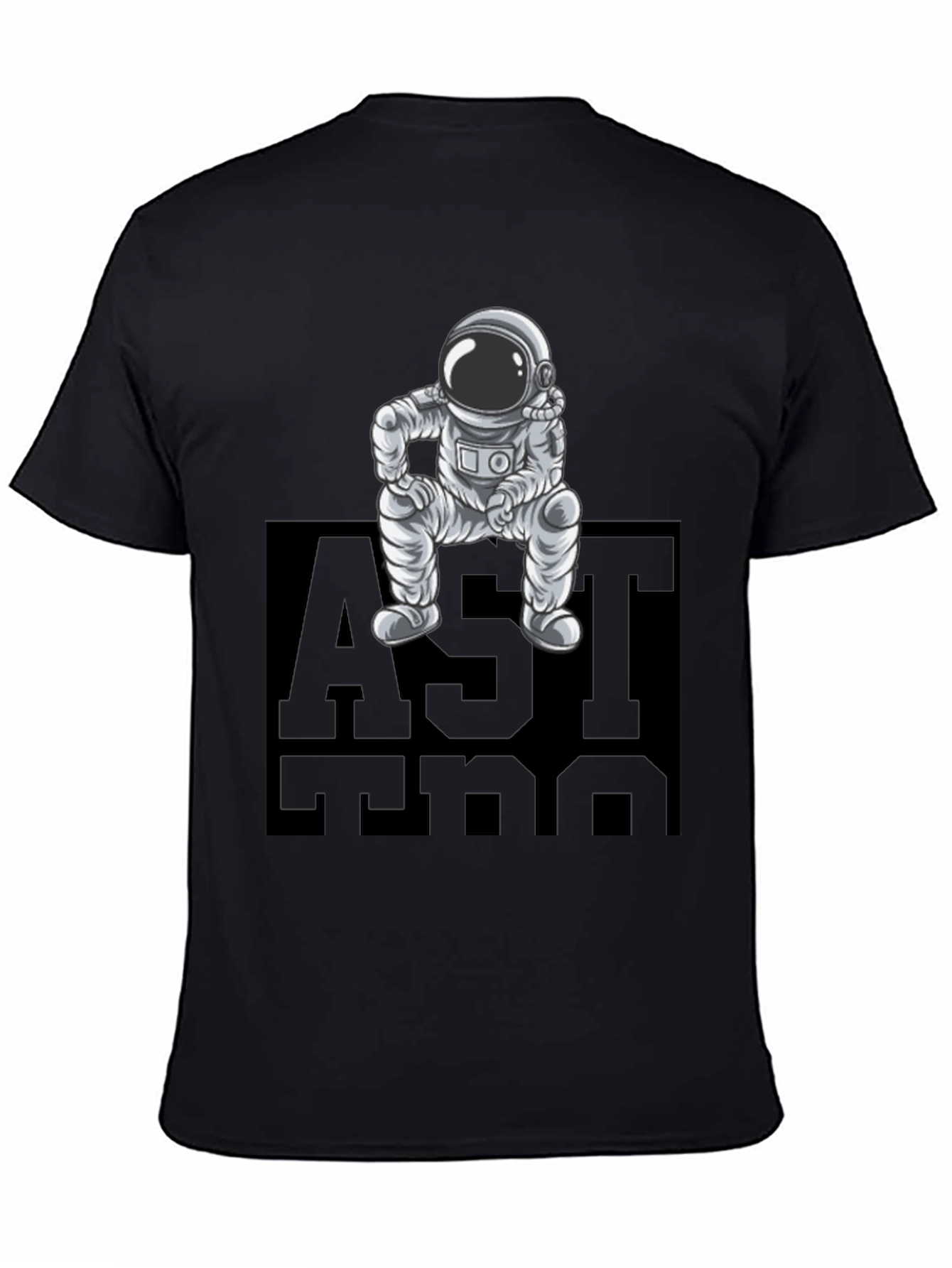 Astronaut Graphic Tee - Cool Space Design