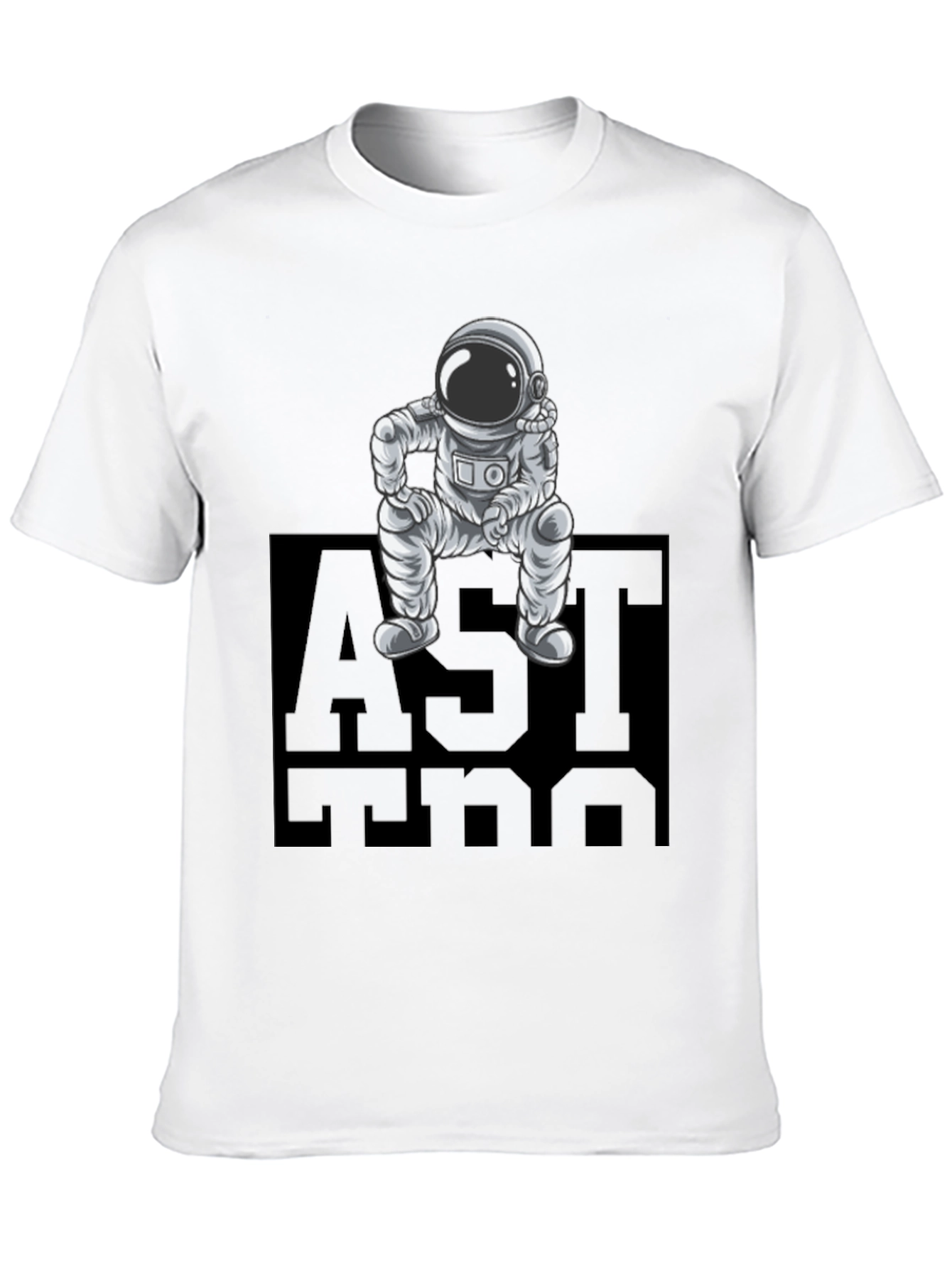 Astronaut Graphic Tee - Cool Space Design