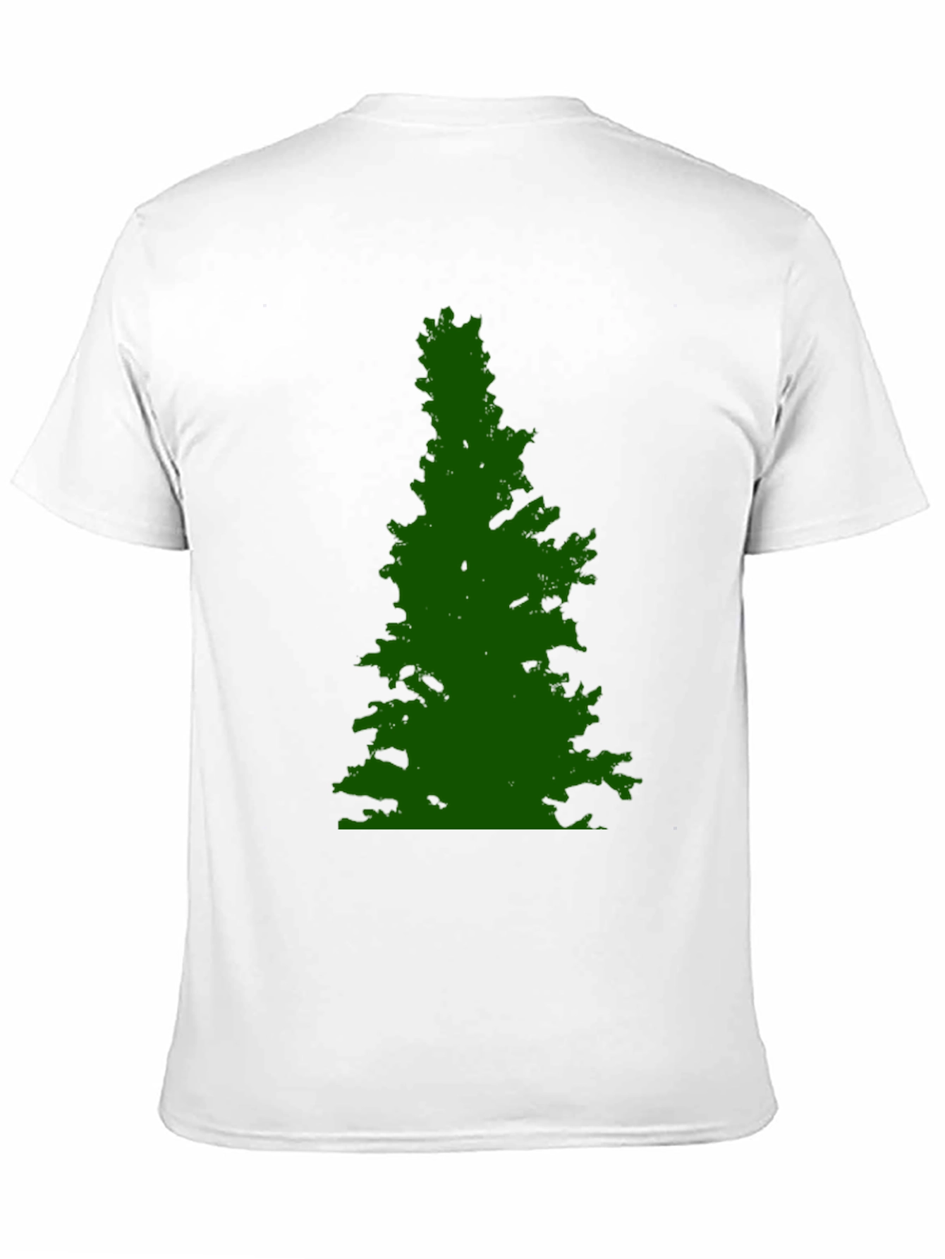 Green Tree Graphic Black Tee