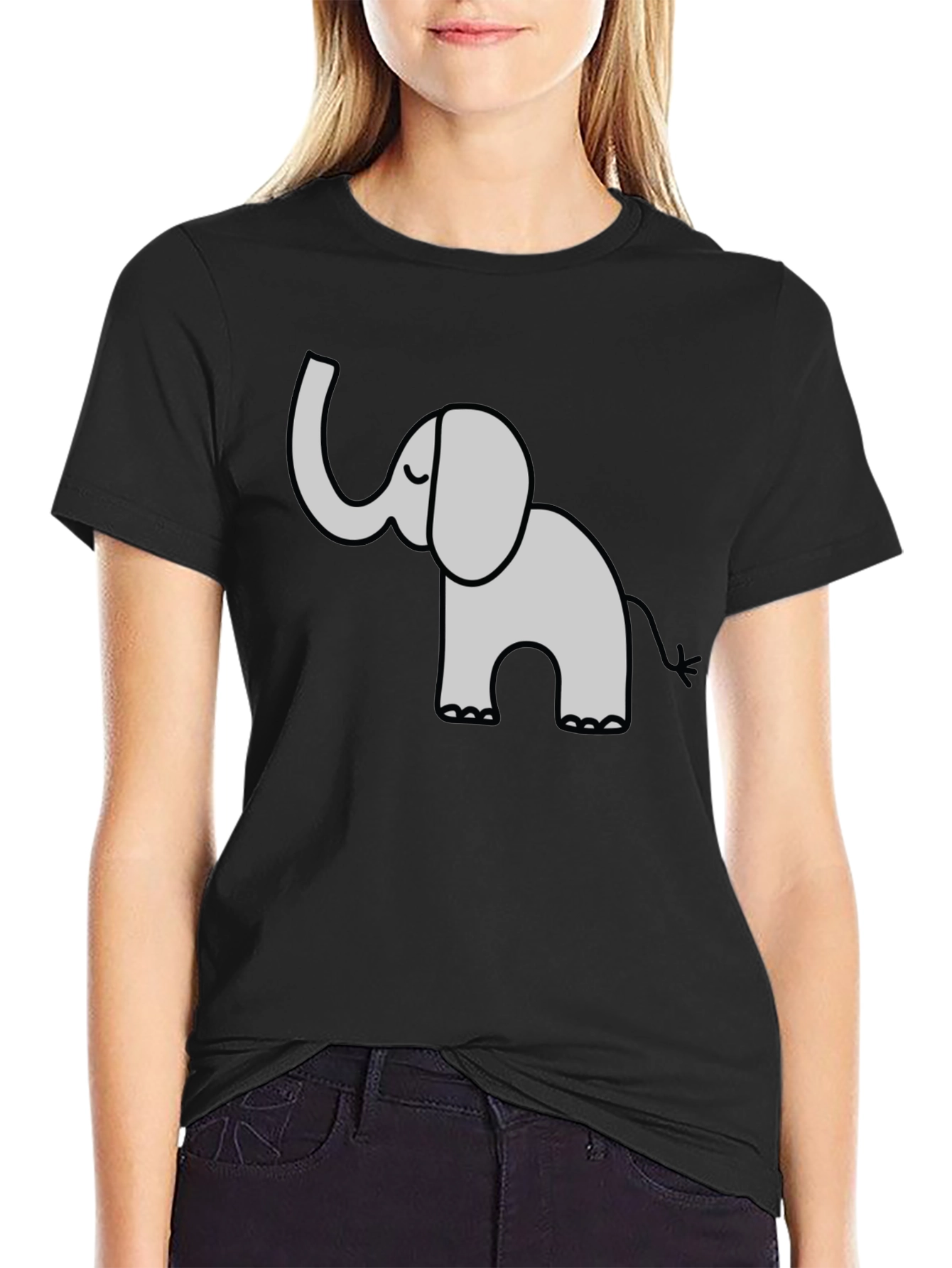 Elephant Graphic Tee - Cute & Casual