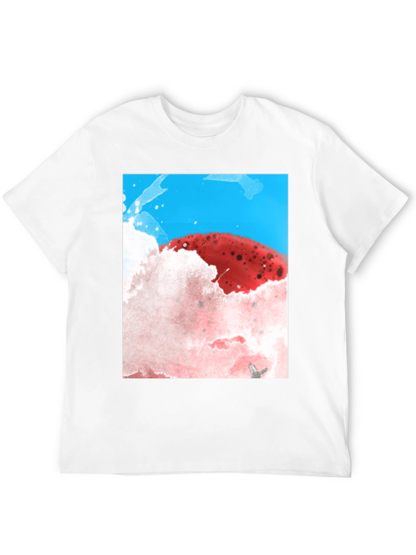 Abstract Art Tee - Red Planet Sky