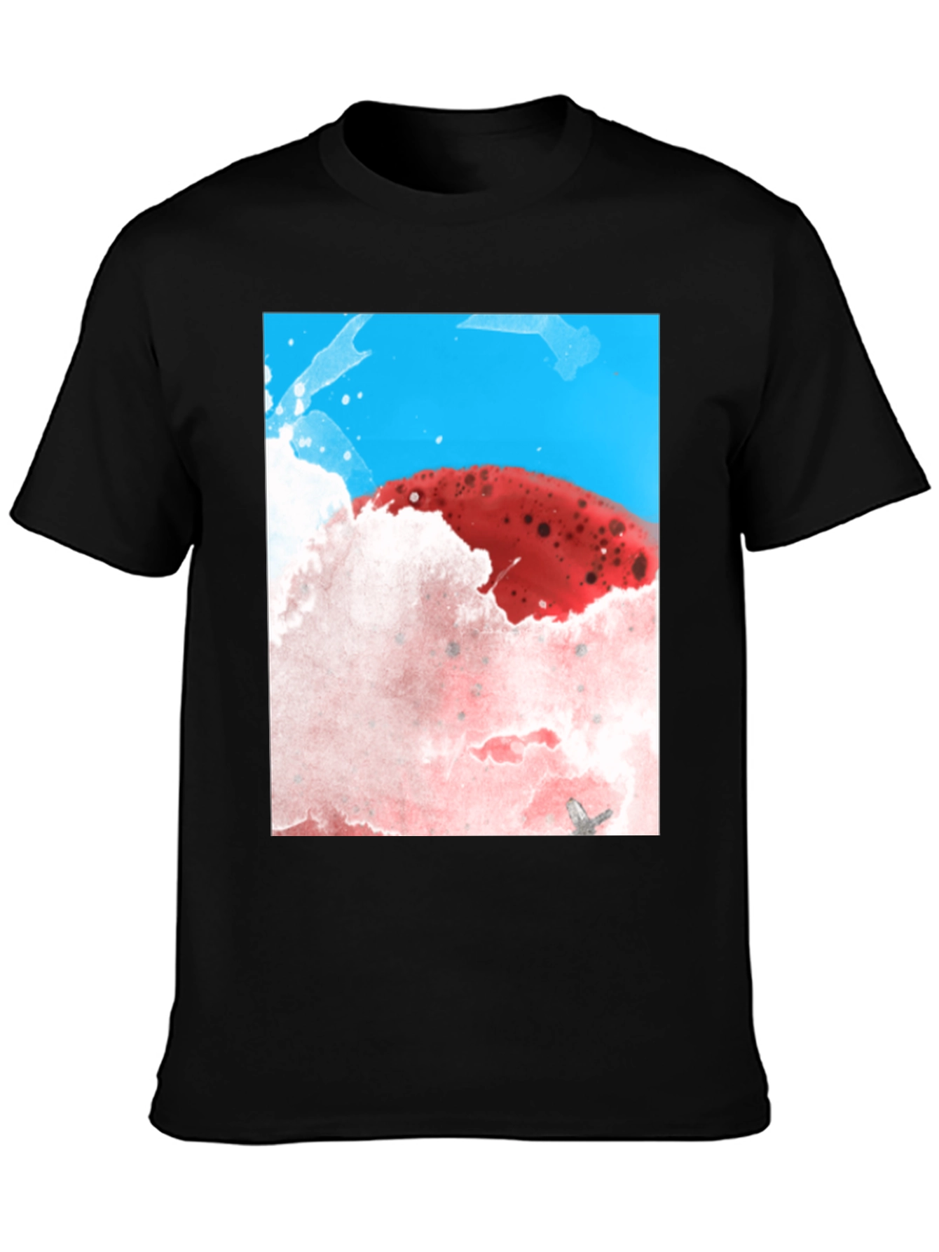 Abstract Art Tee - Red Planet Sky