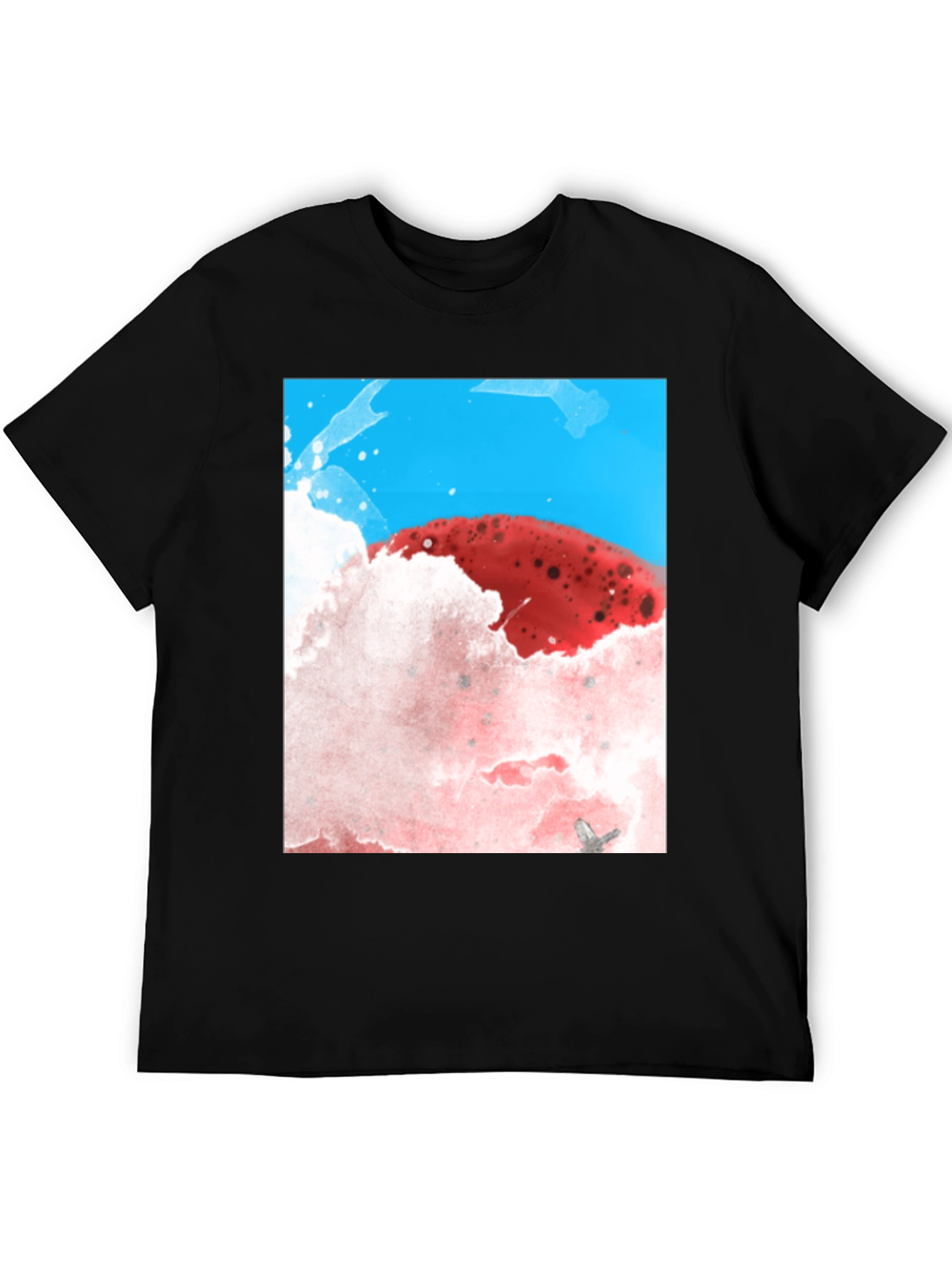 Abstract Art Tee - Red Planet Sky