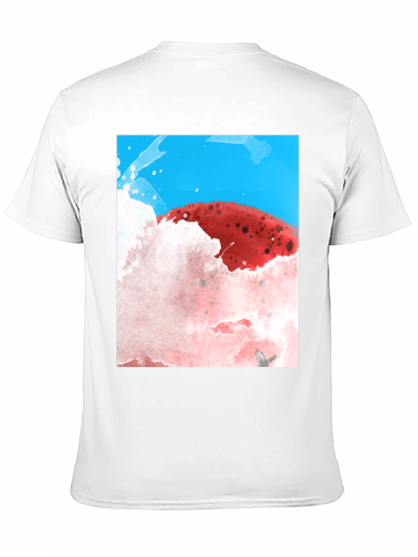 Abstract Art Tee - Red Planet Sky