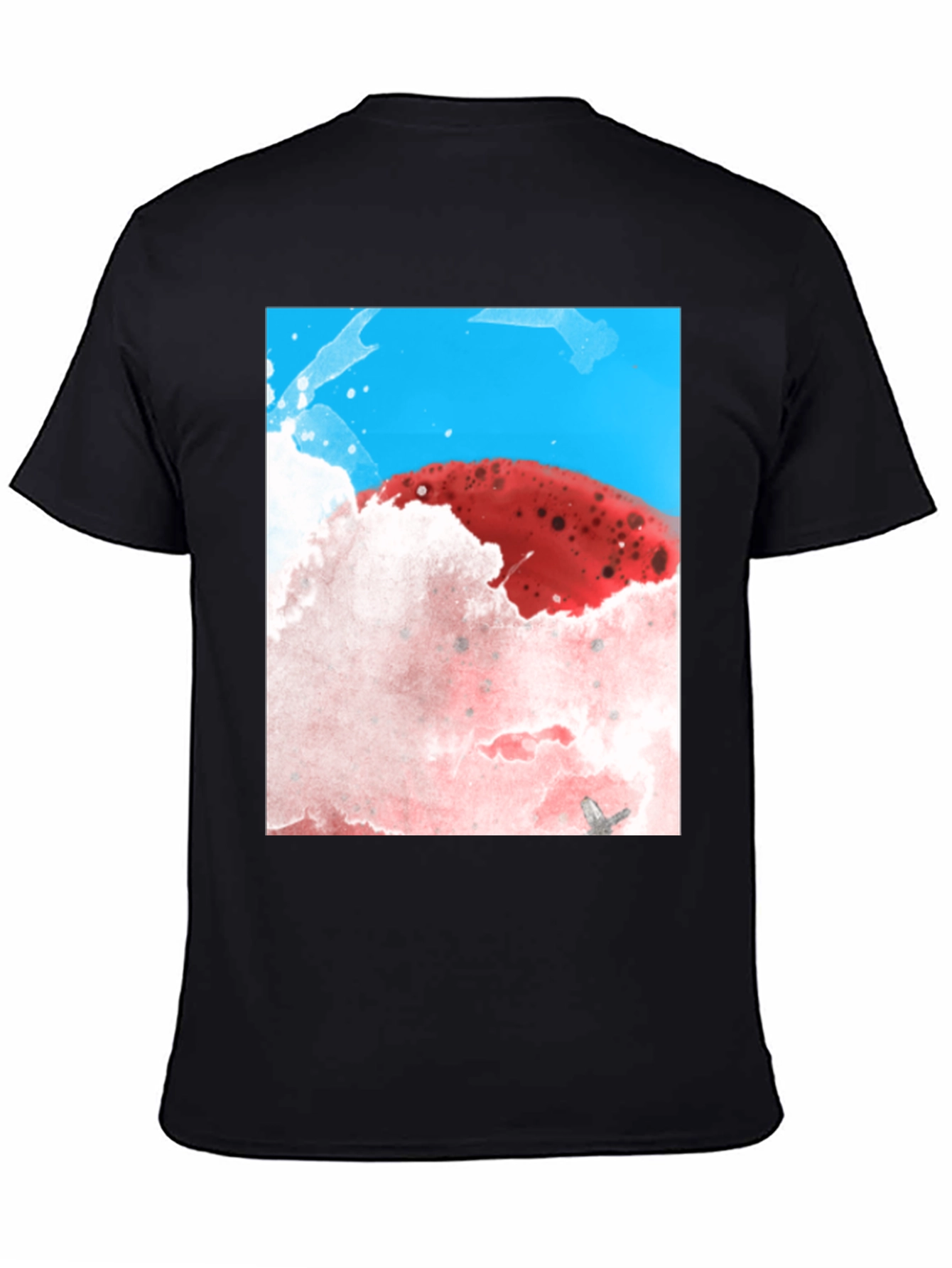Abstract Art Tee - Red Planet Sky