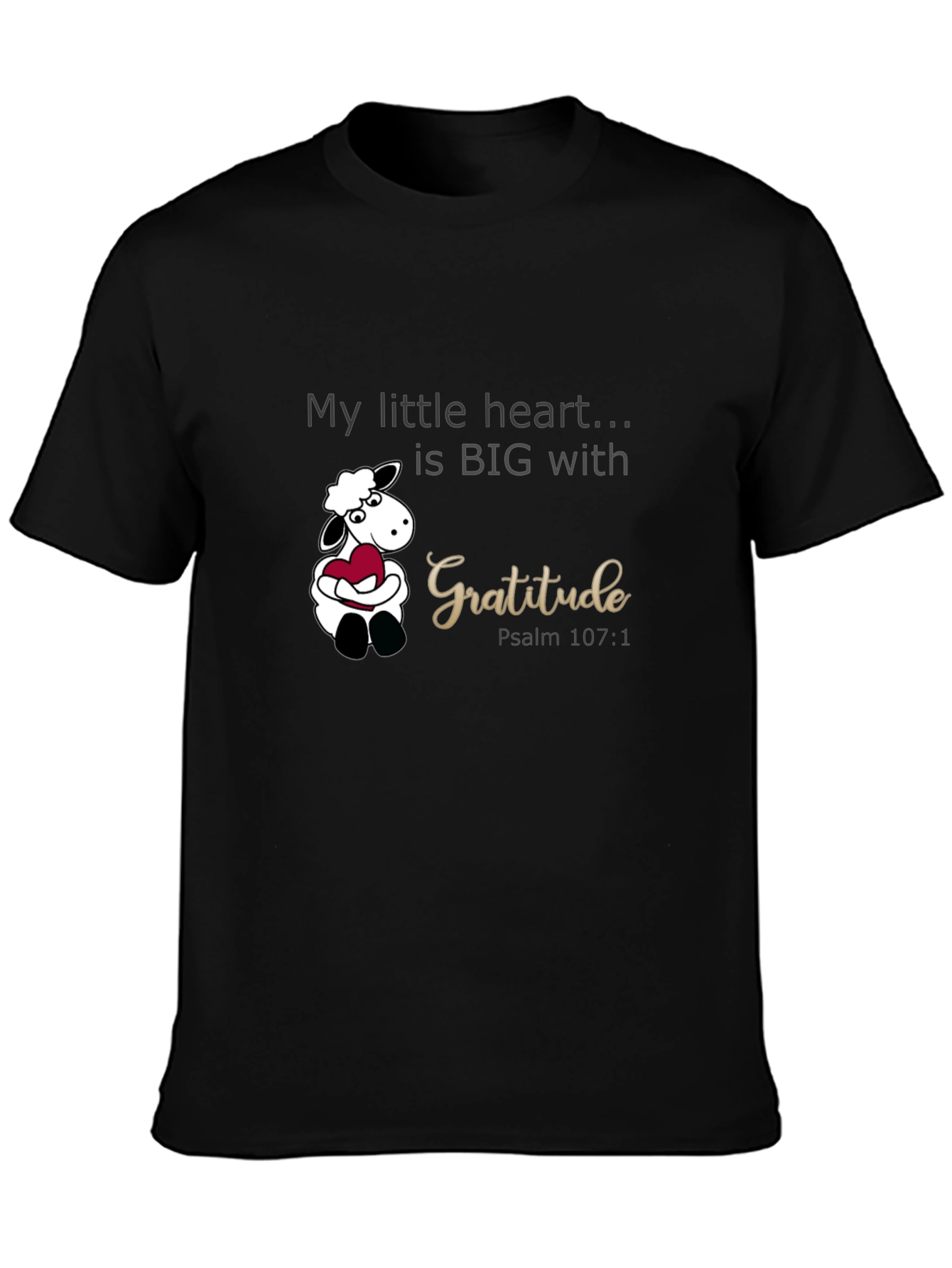 Gratitude Sheep Graphic T-Shirt