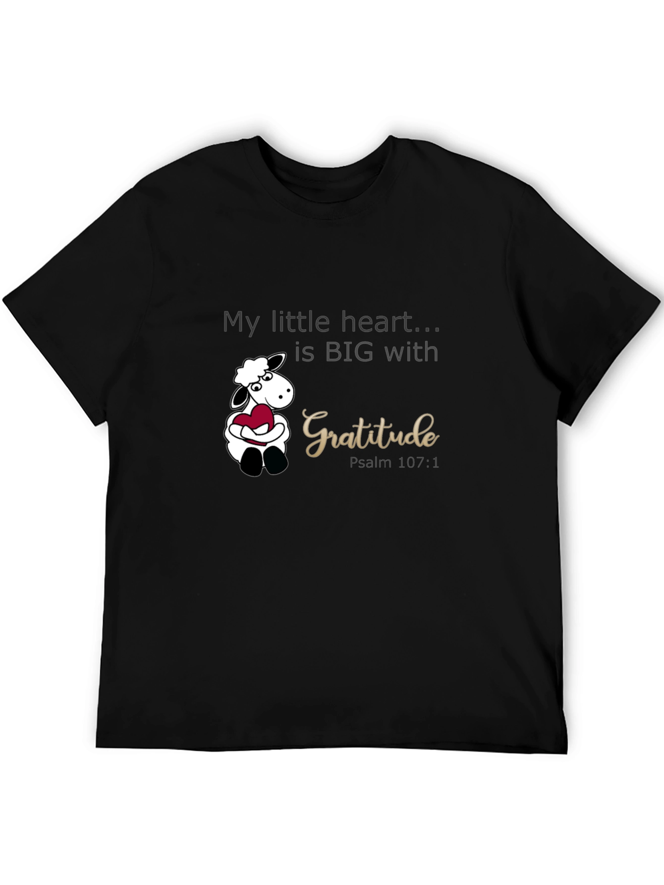Gratitude Sheep Graphic T-Shirt