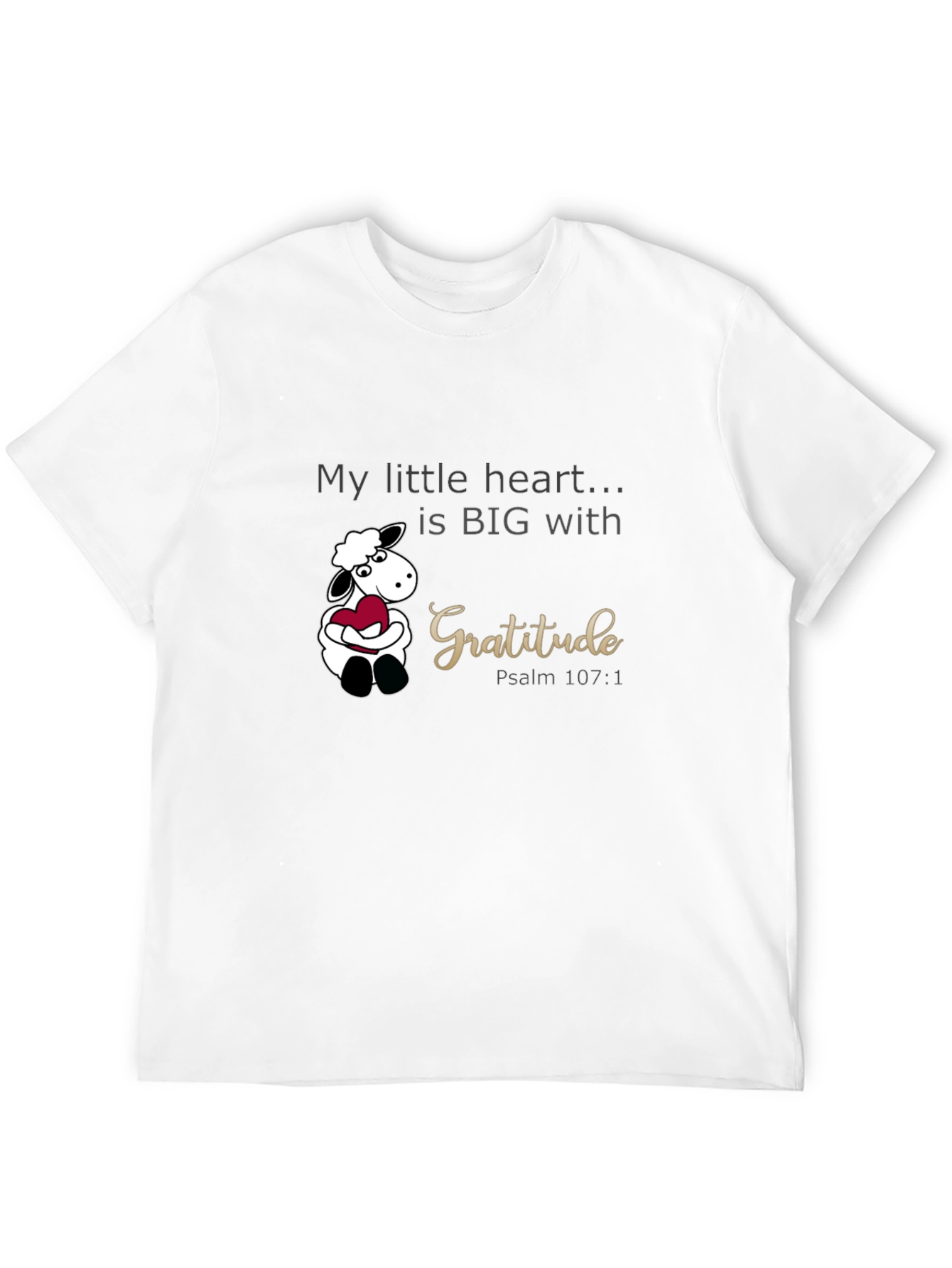 Gratitude Sheep Graphic T-Shirt