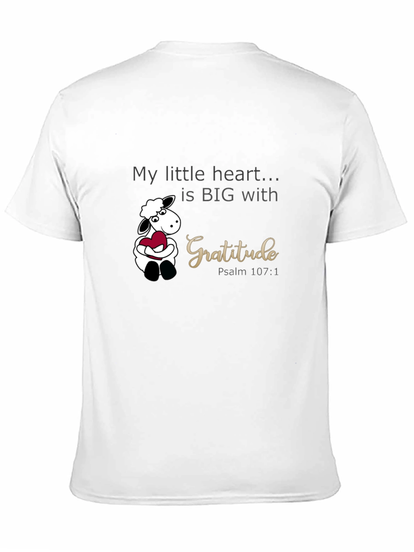 Gratitude Sheep Graphic T-Shirt