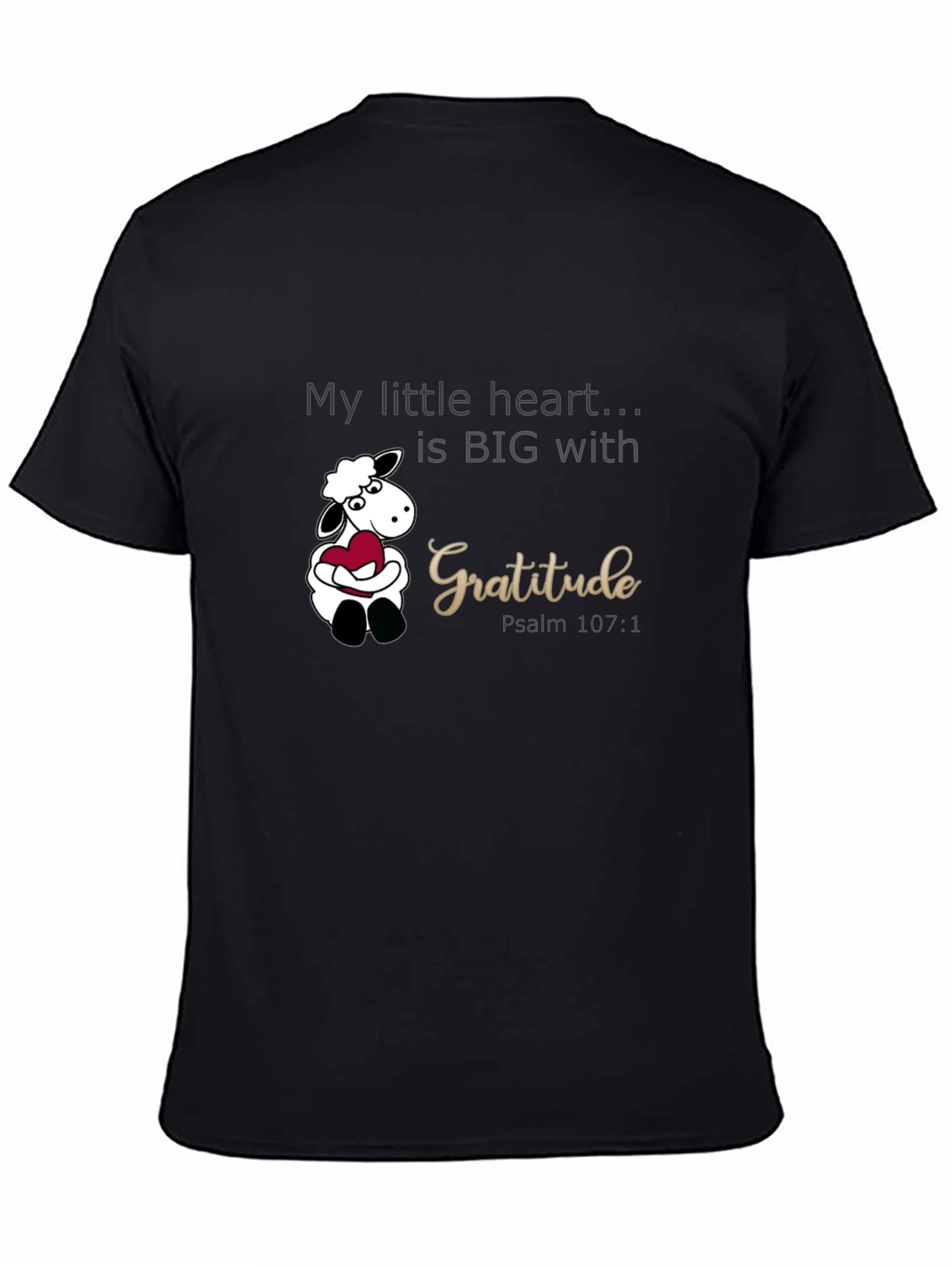 Gratitude Sheep Graphic T-Shirt