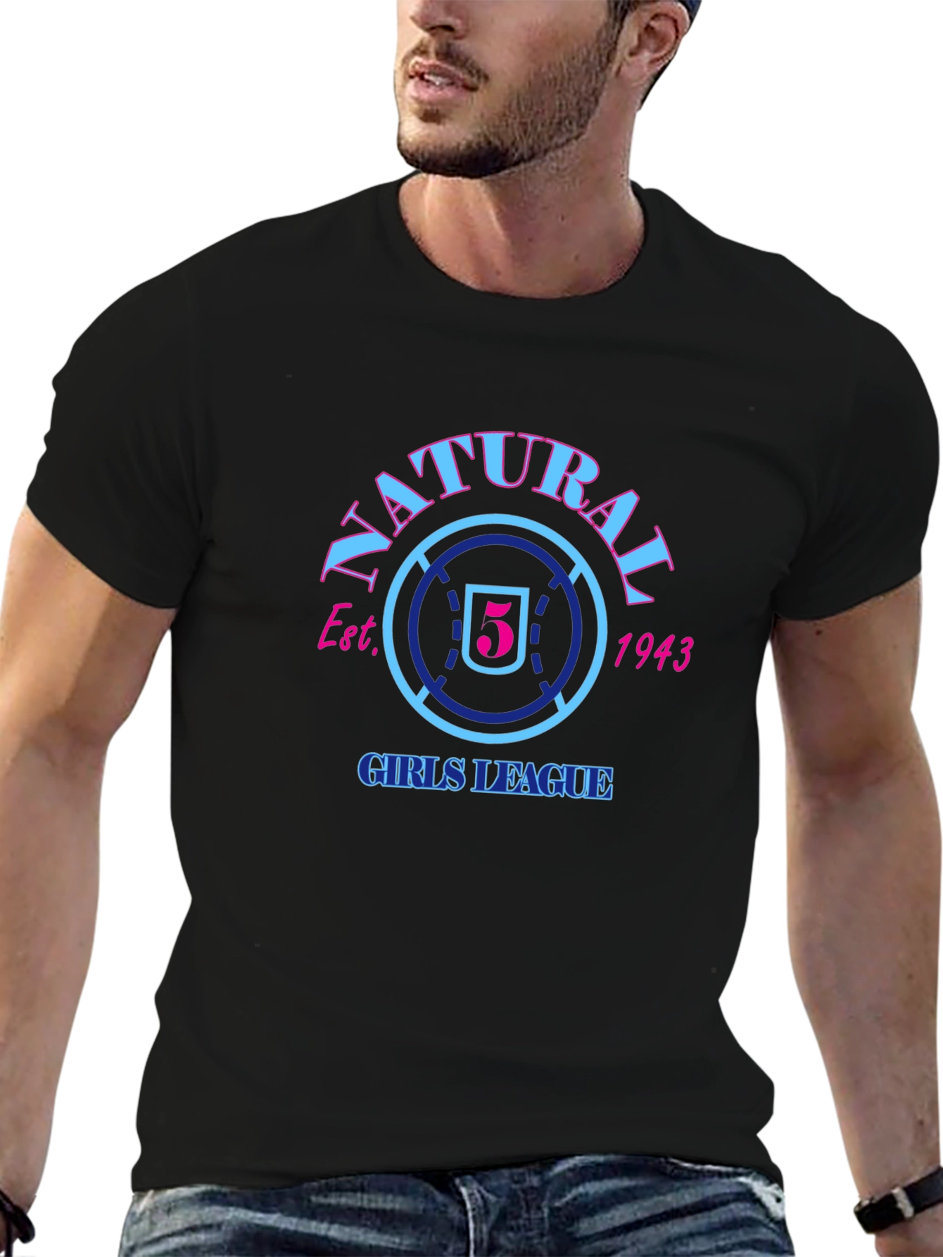 Natural Girls League Est. 1943 Graphic T-Shirt