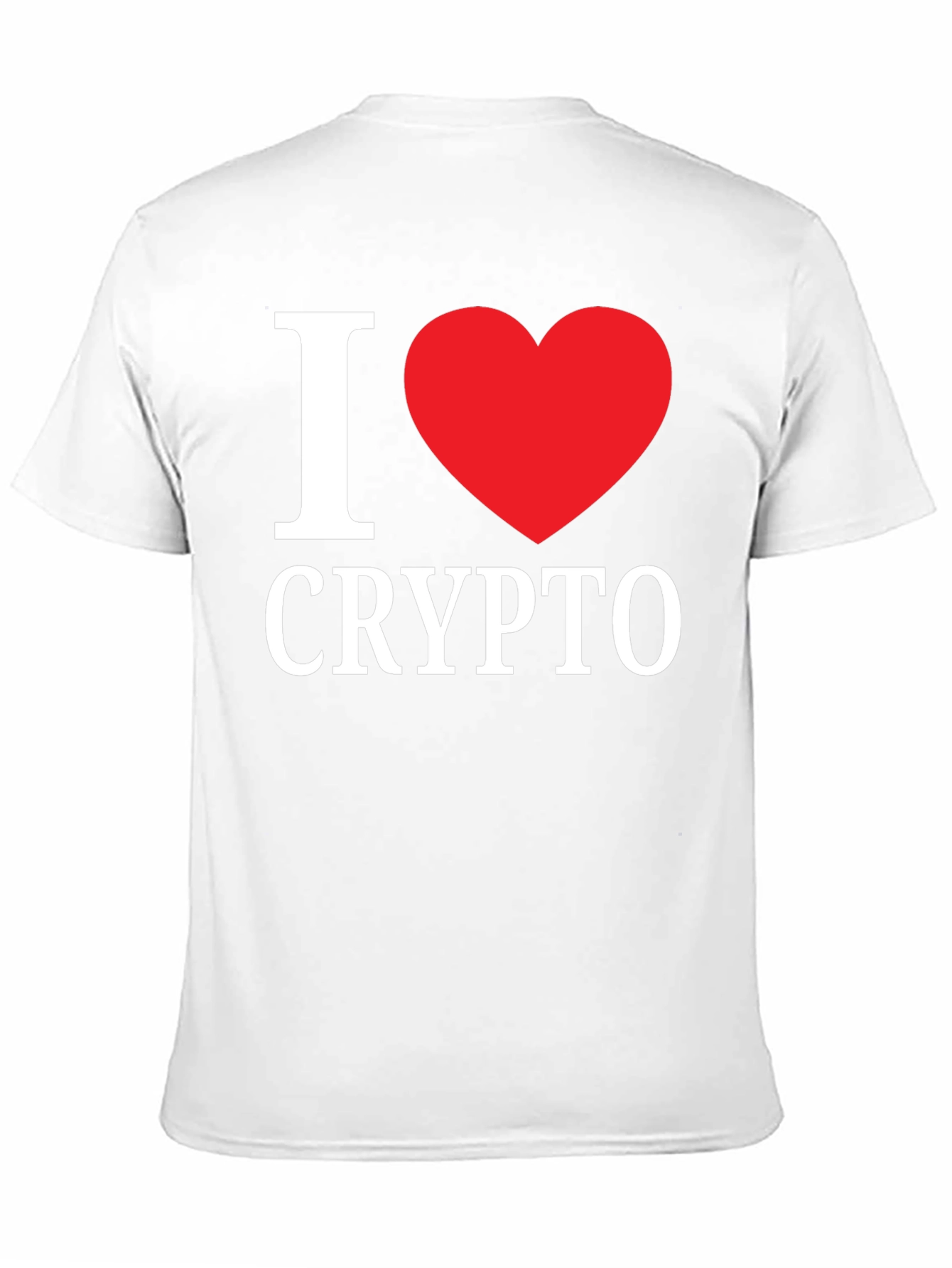 I Heart Crypto Graphic T-Shirt