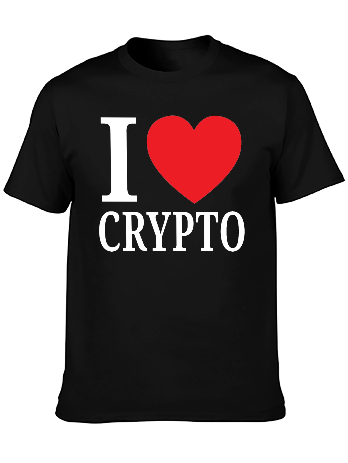 I Heart Crypto Graphic T-Shirt