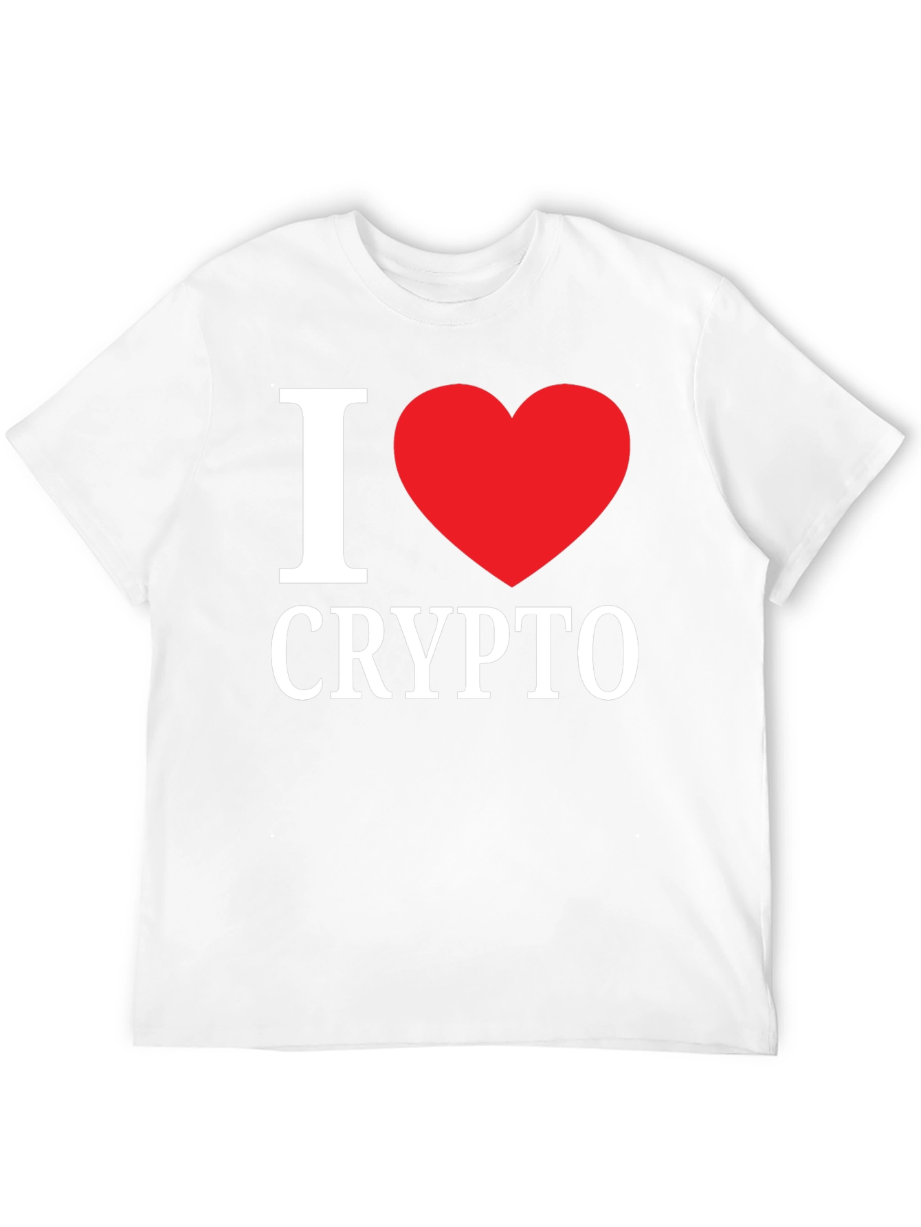 I Heart Crypto Graphic T-Shirt