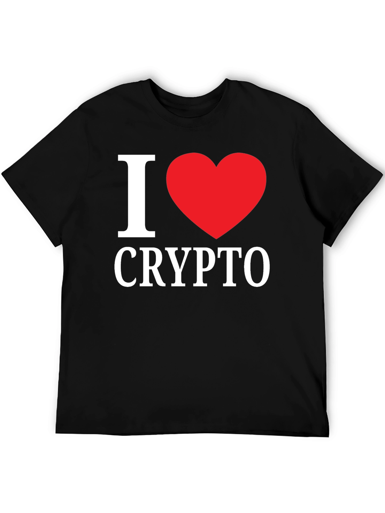 I Heart Crypto Graphic T-Shirt