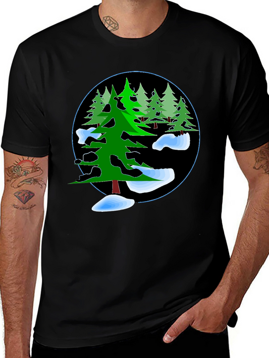 Winter Forest Graphic T-Shirt