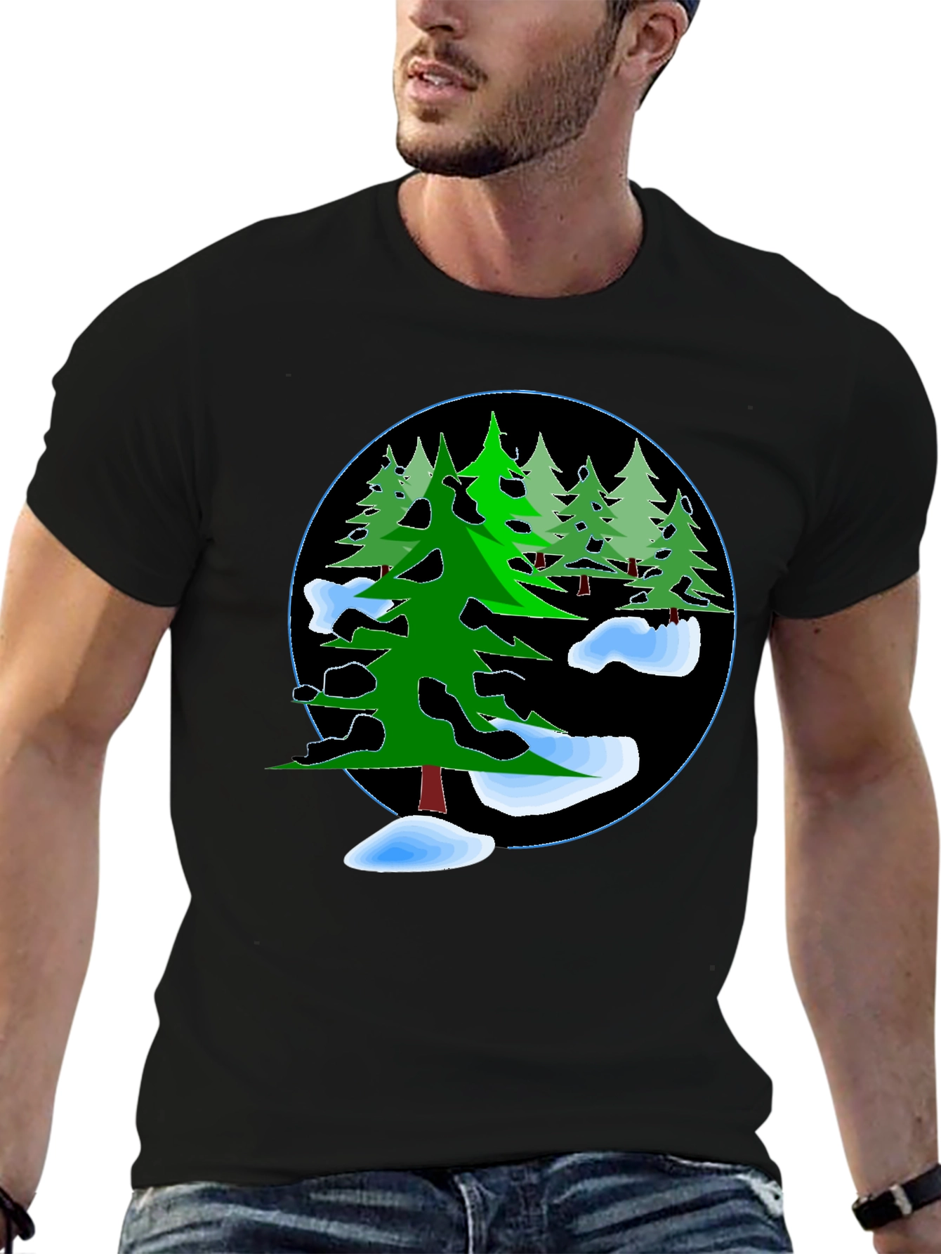 Winter Forest Graphic T-Shirt