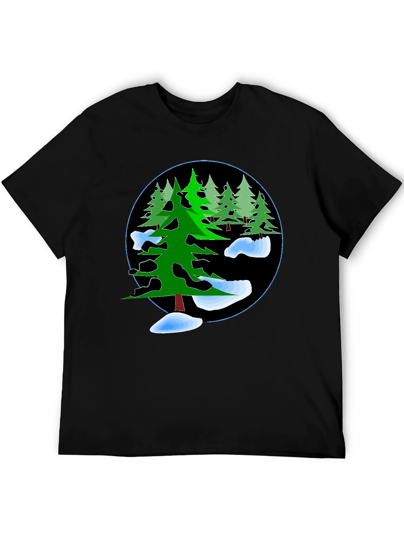 Winter Forest Graphic T-Shirt