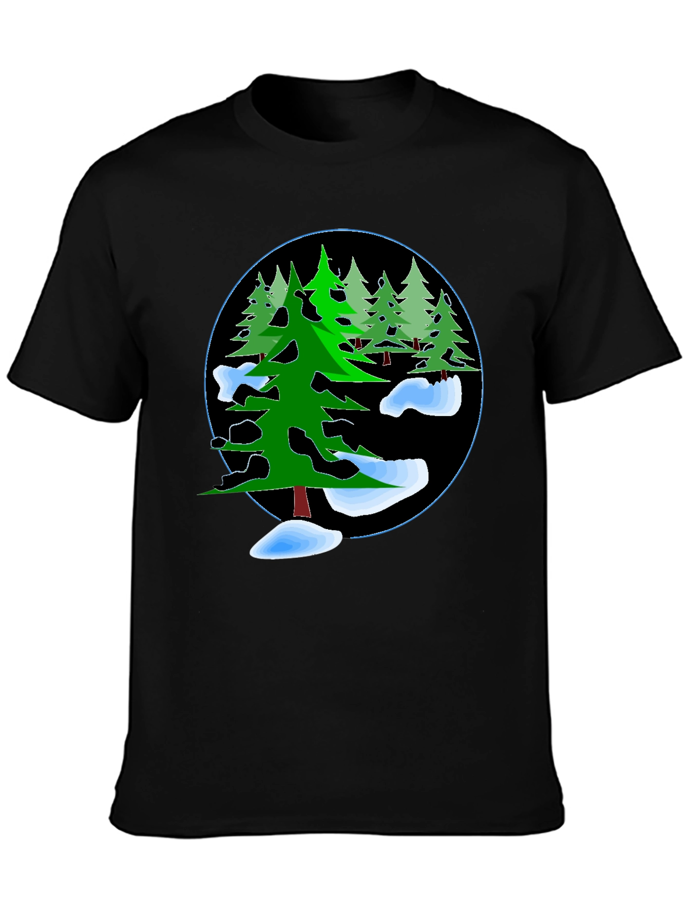 Winter Forest Graphic T-Shirt