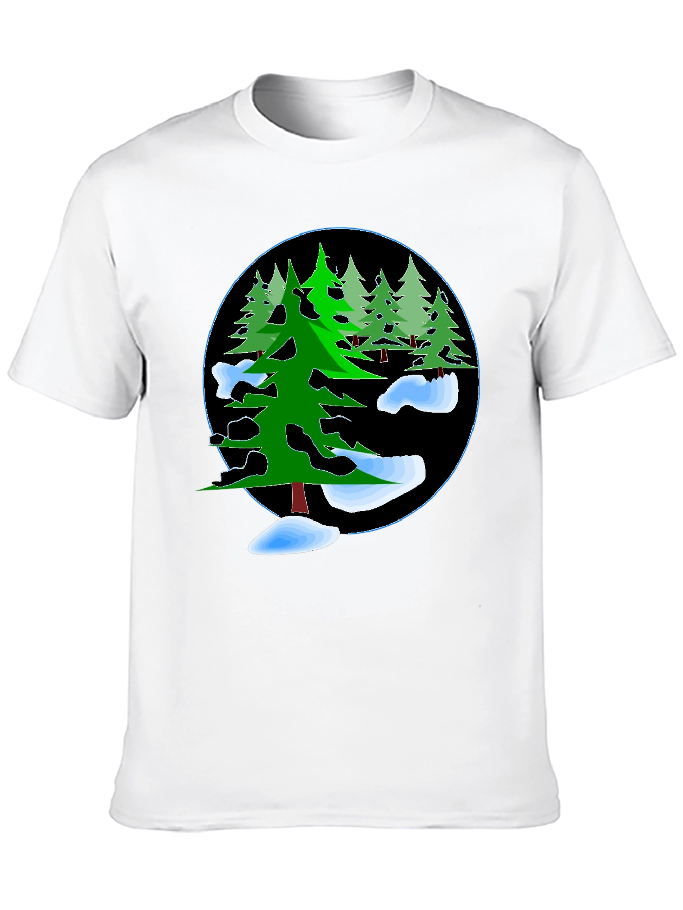 Winter Forest Graphic T-Shirt
