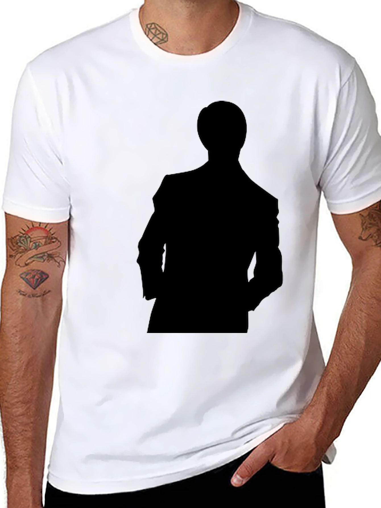 Silhouette Graphic Tee - Classic Black Shirt