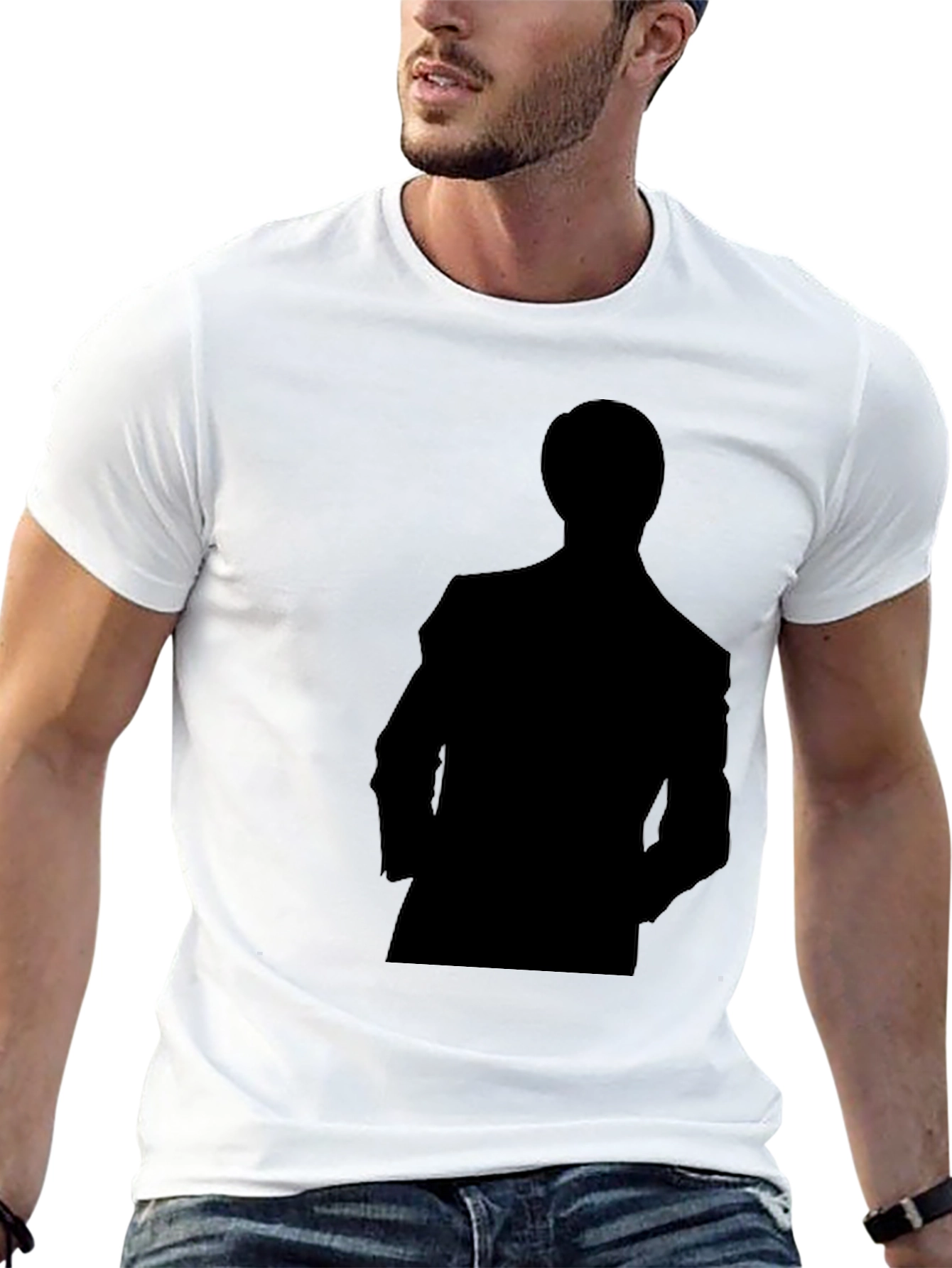 Silhouette Graphic Tee - Classic Black Shirt