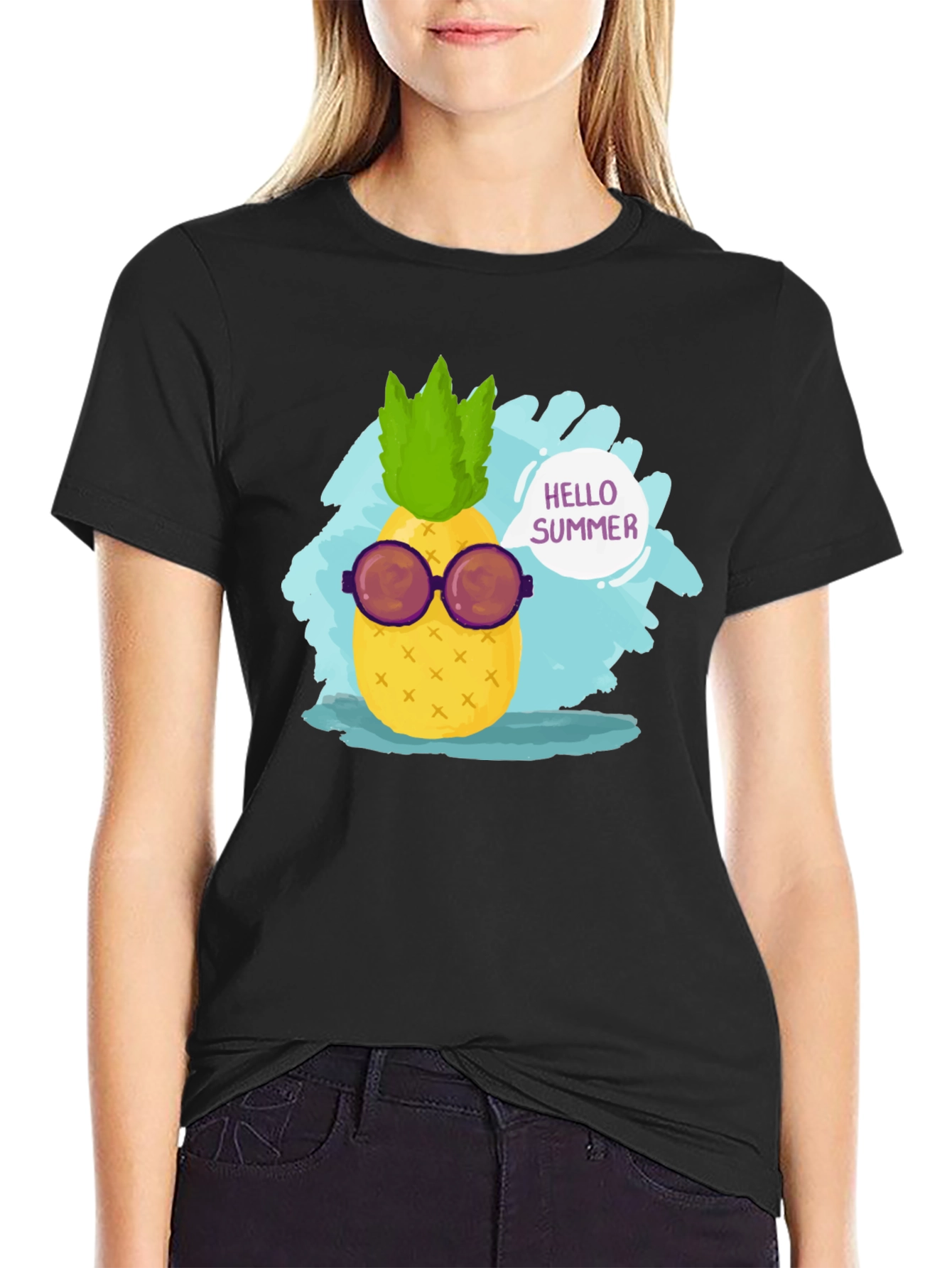 Summer Pineapple Graphic Tee