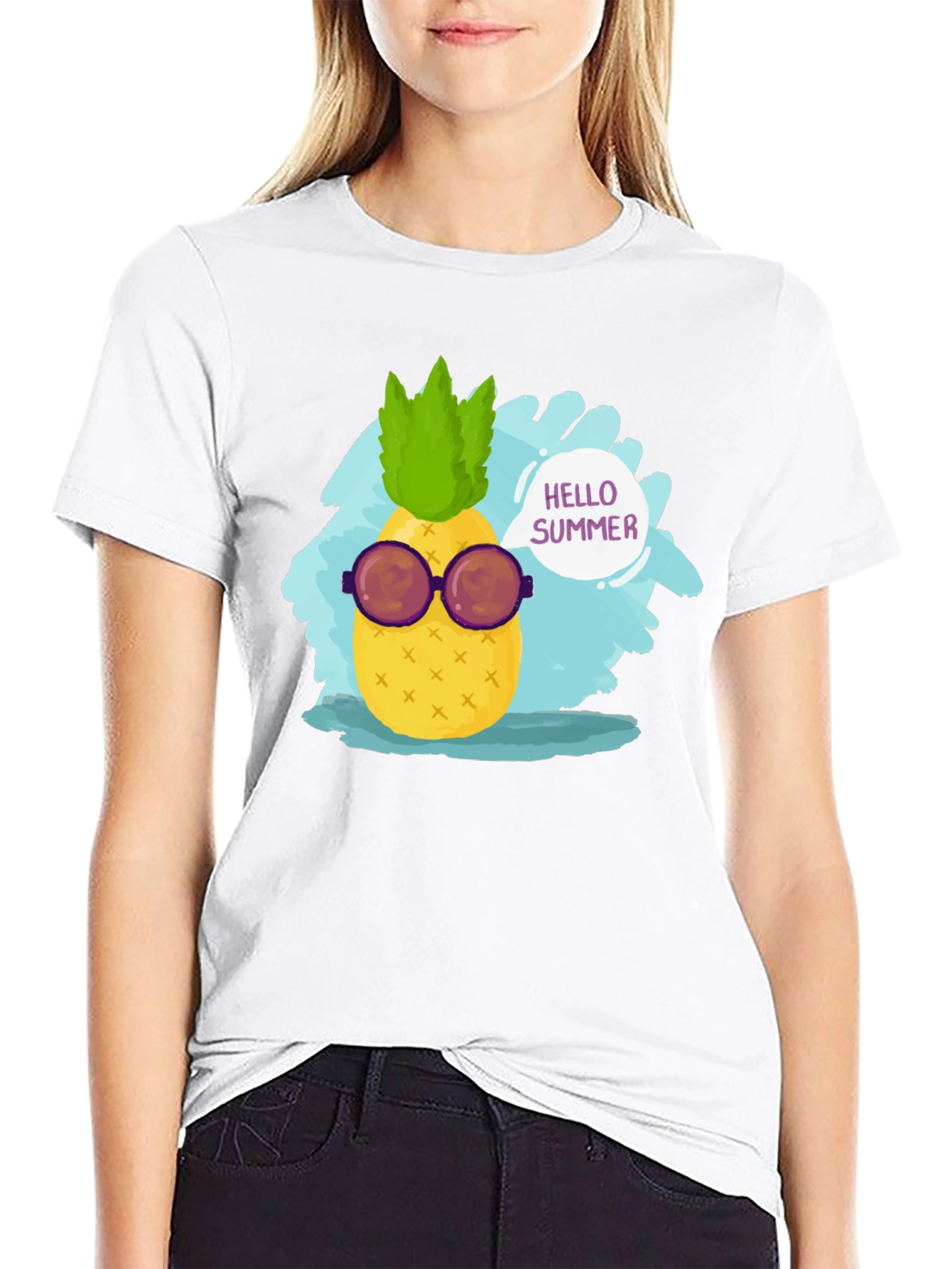 Summer Pineapple Graphic Tee