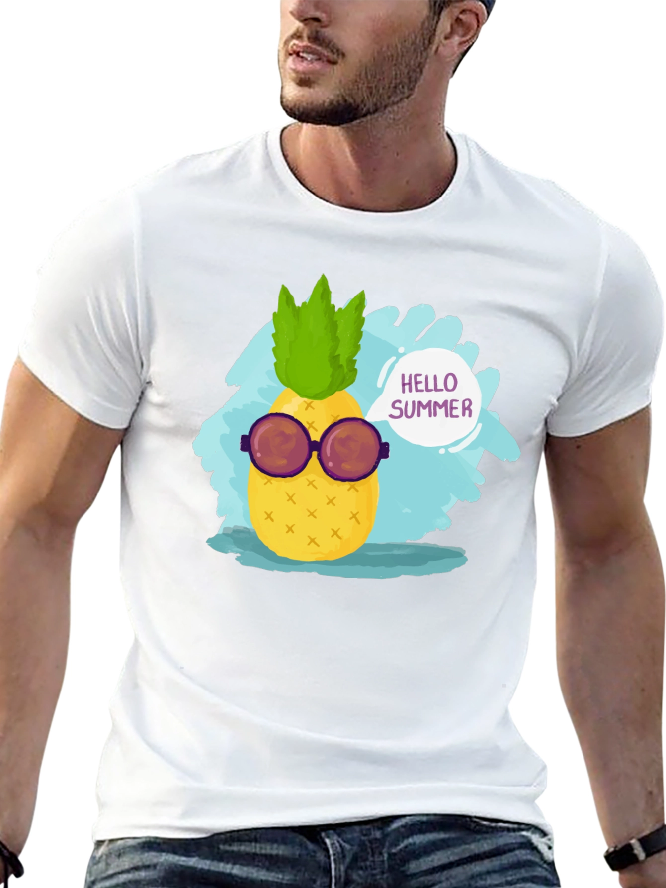 Summer Pineapple Graphic Tee