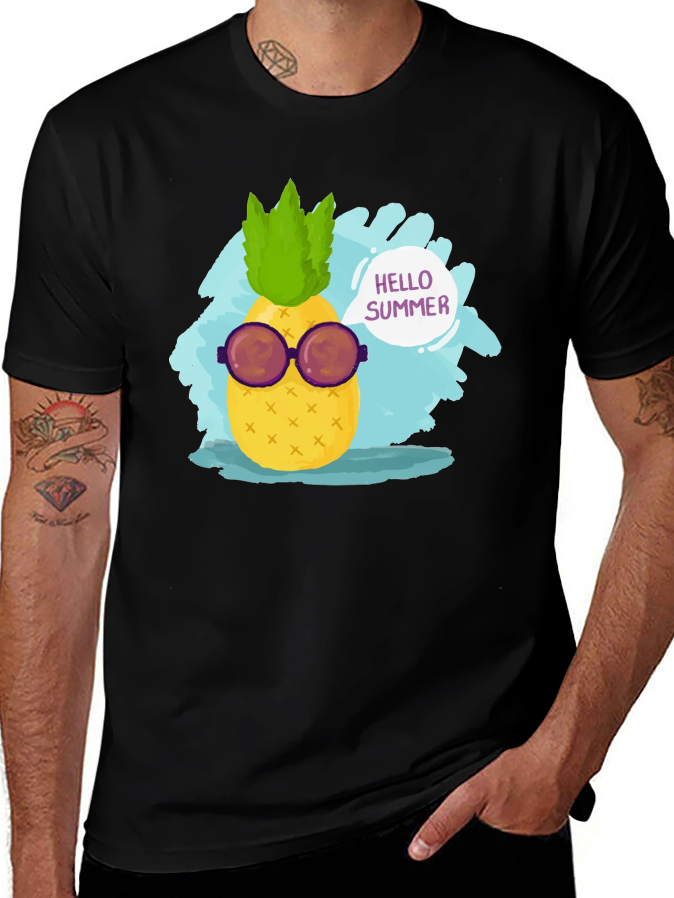 Summer Pineapple Graphic Tee