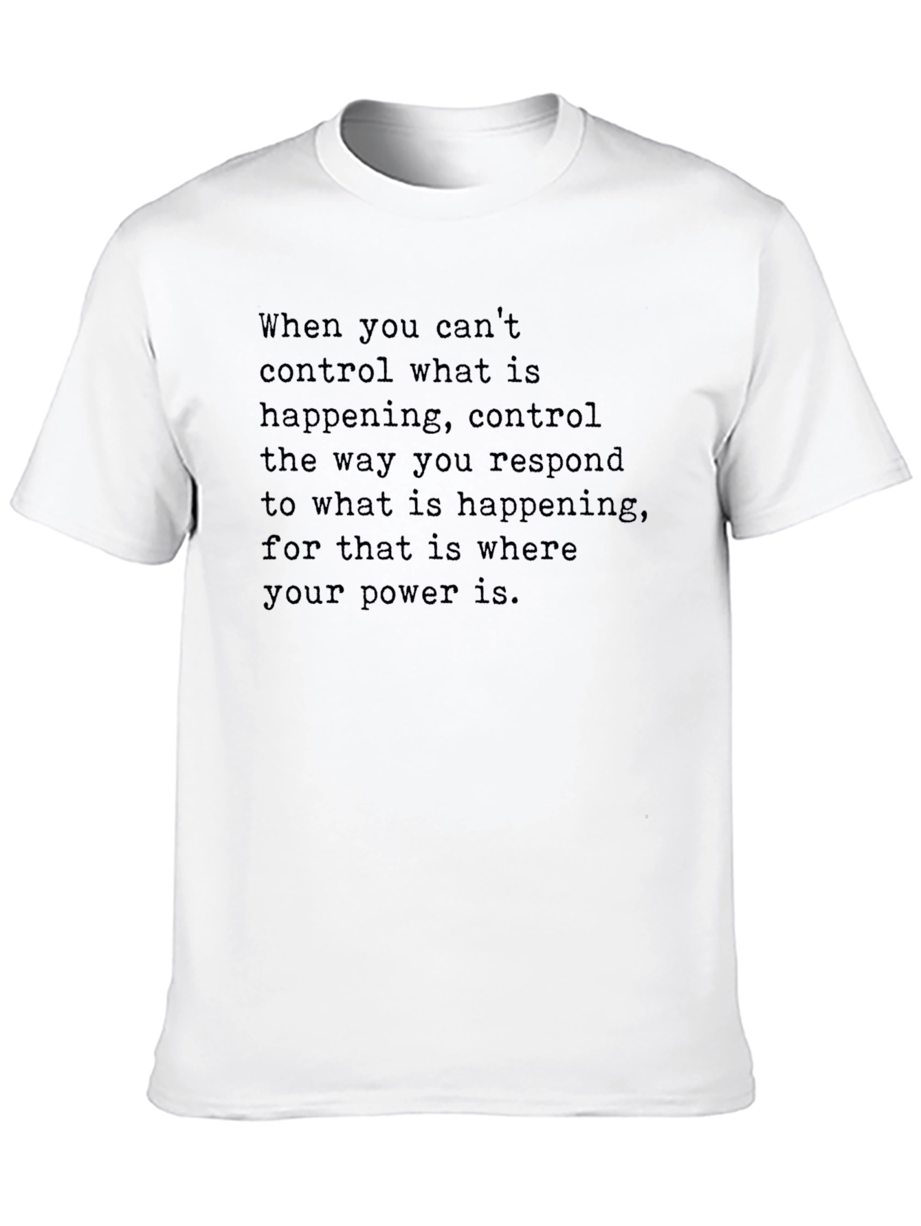 Empowering T-Shirt: Control Your Response