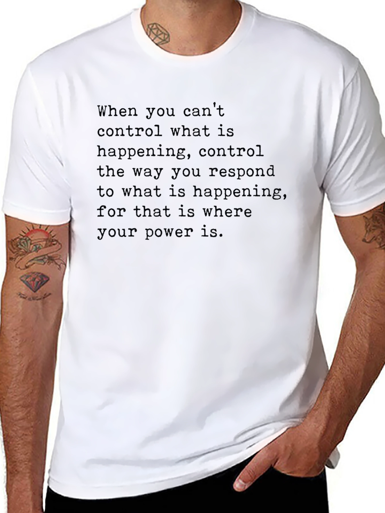 Empowering T-Shirt: Control Your Response