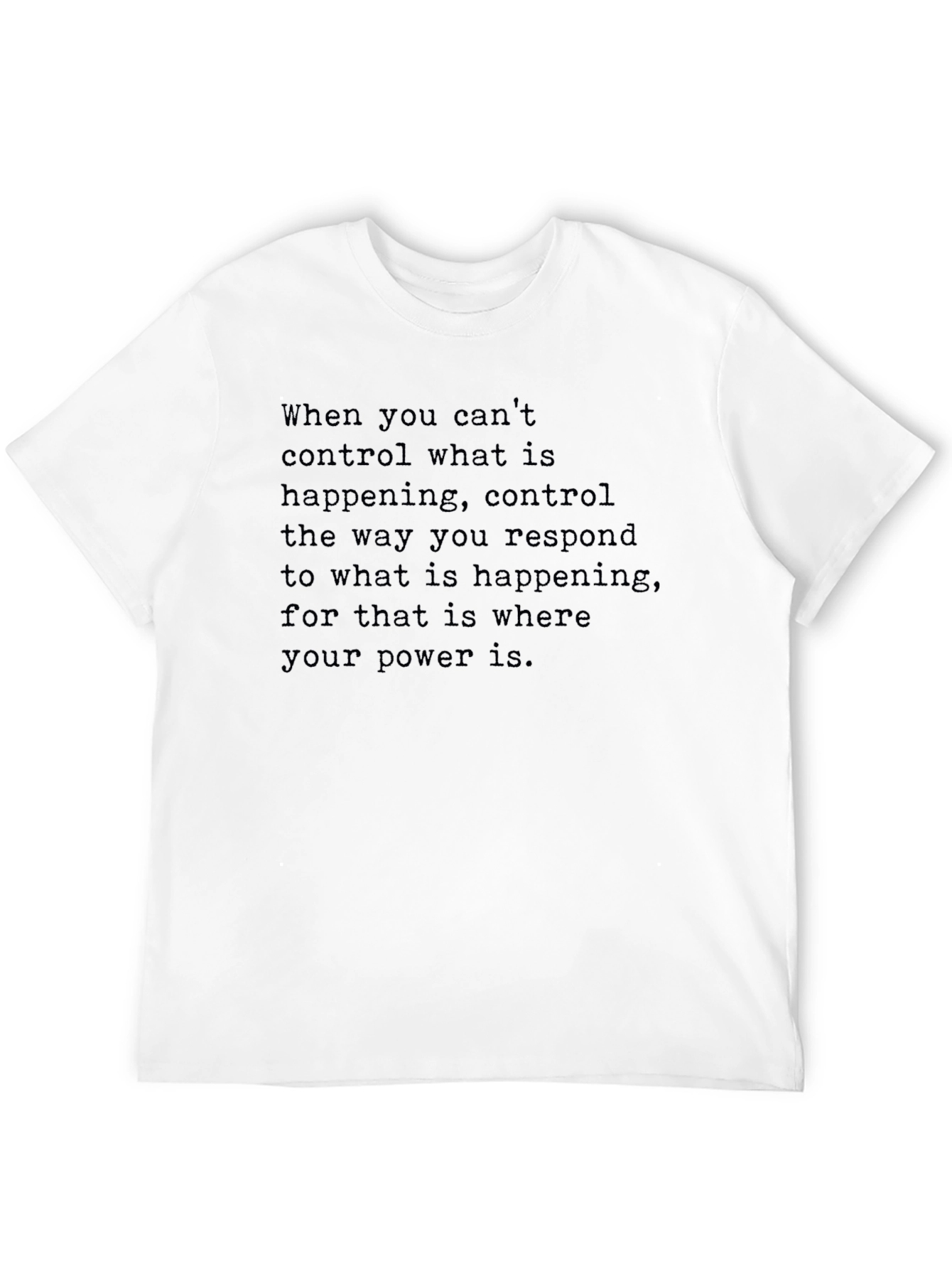 Empowering T-Shirt: Control Your Response