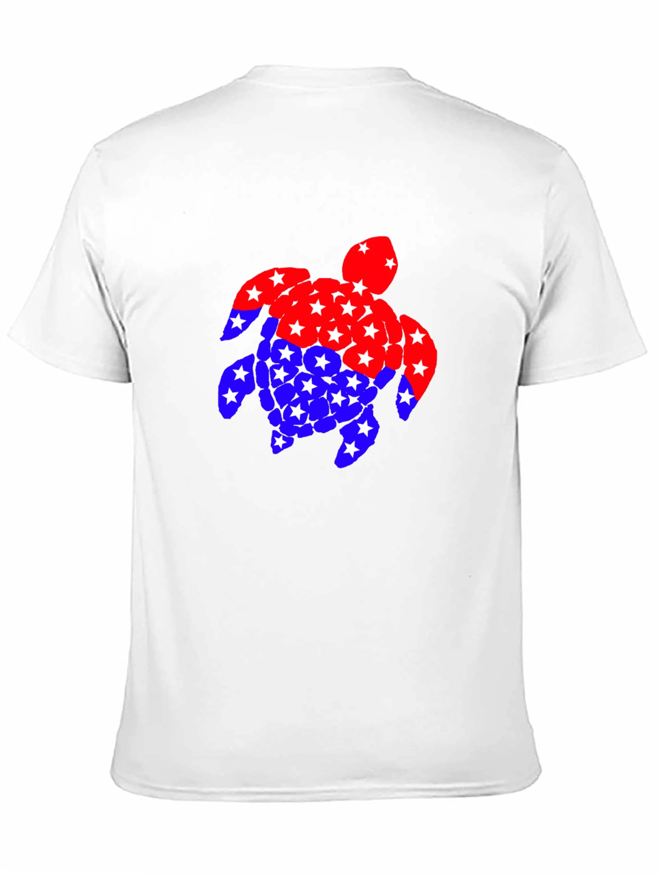 Patriotic Turtle T-Shirt: Stars & Stripes Design
