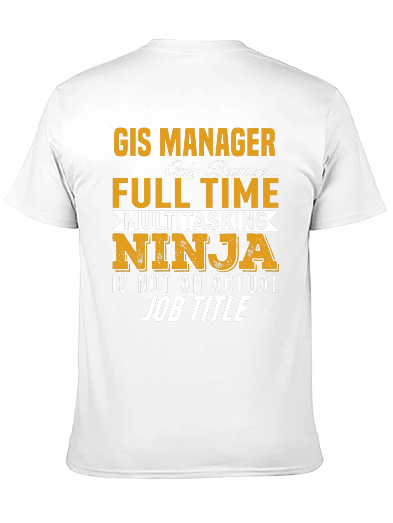 GIS Manager Multitasking Ninja T-Shirt