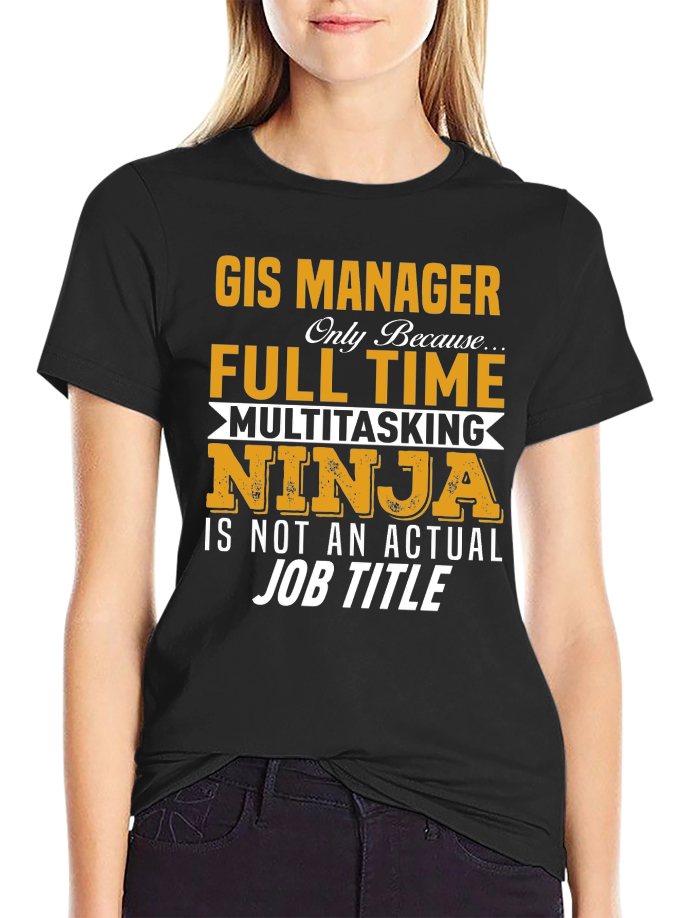 GIS Manager Multitasking Ninja T-Shirt