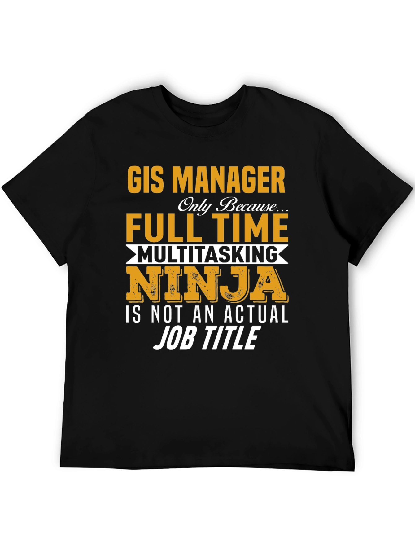 GIS Manager Multitasking Ninja T-Shirt