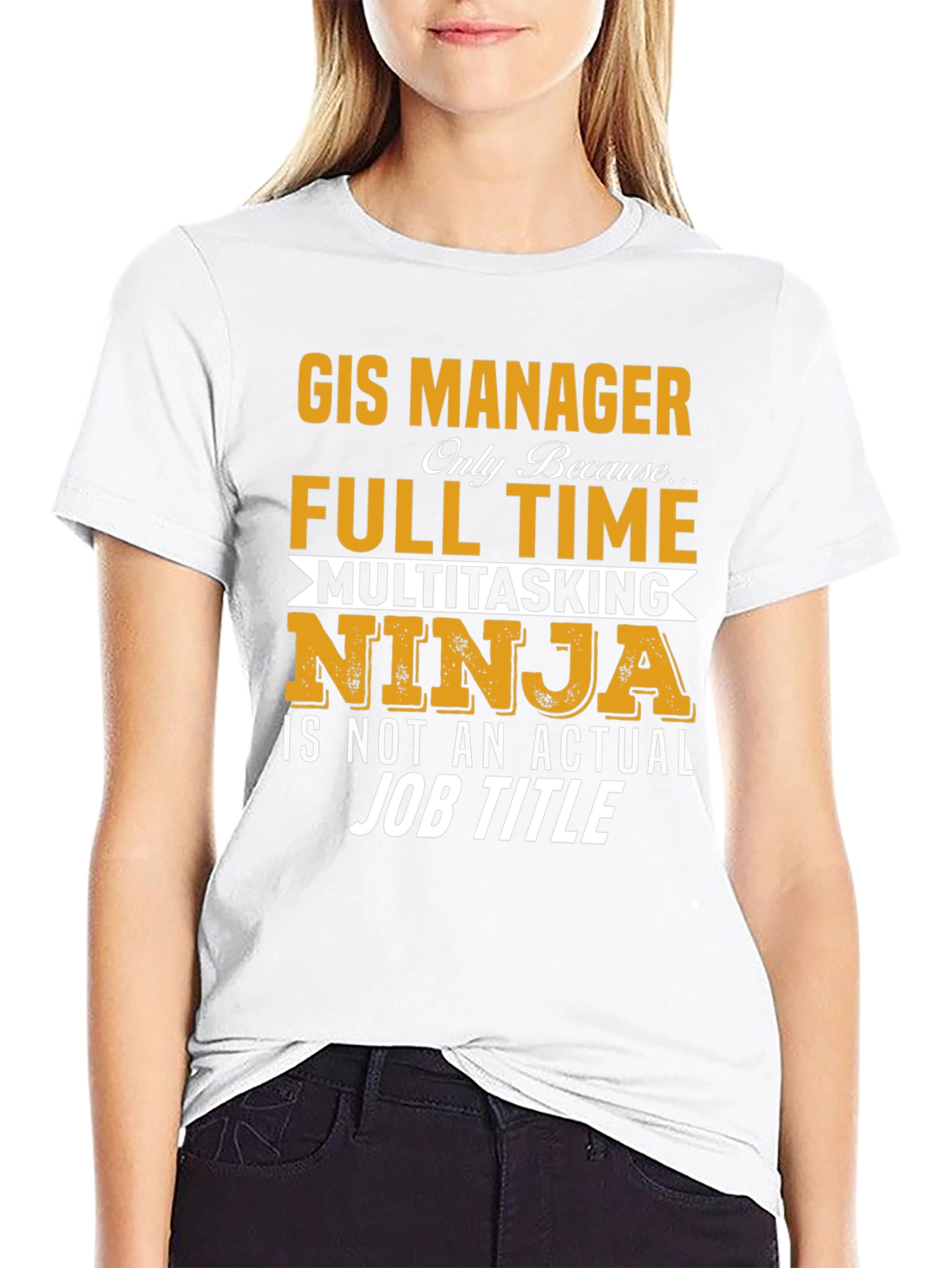 GIS Manager Multitasking Ninja T-Shirt